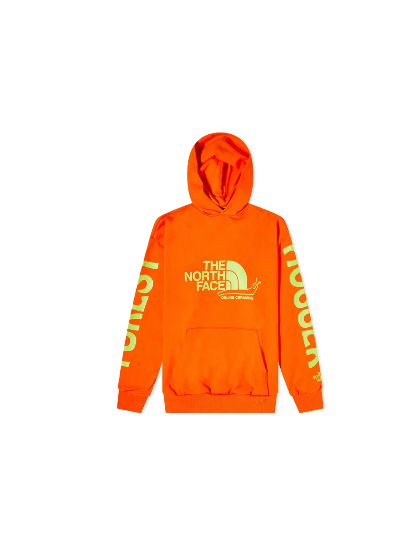 Мужской пуловер-худи с принтом The North Face — изображение 1 из 2, красный/оранжевый