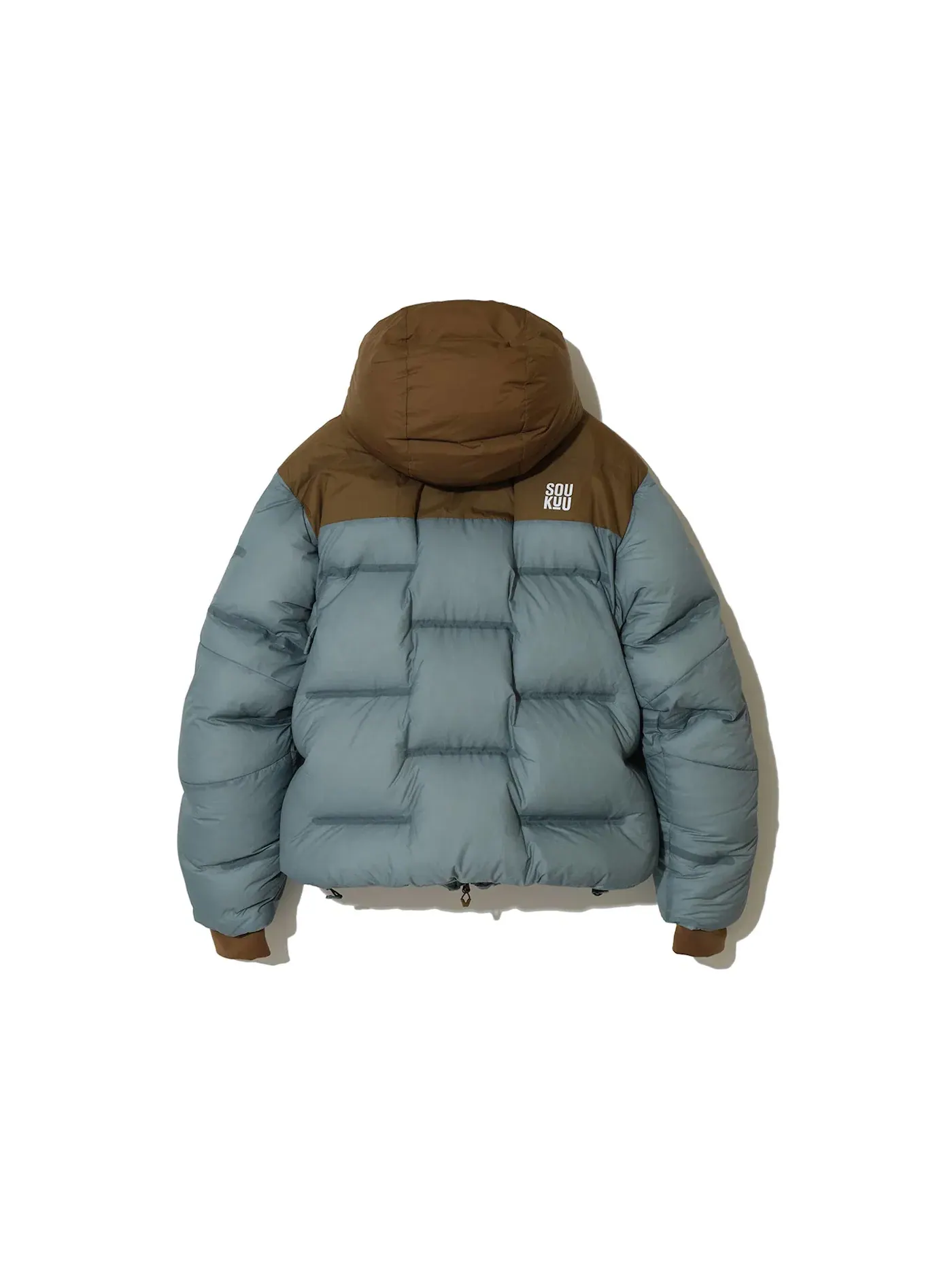 Мужская куртка с наполнителем из пуха Soukuu Cloud Down Nuptse The North Face — изображение 2 из 3, коричневый/серый