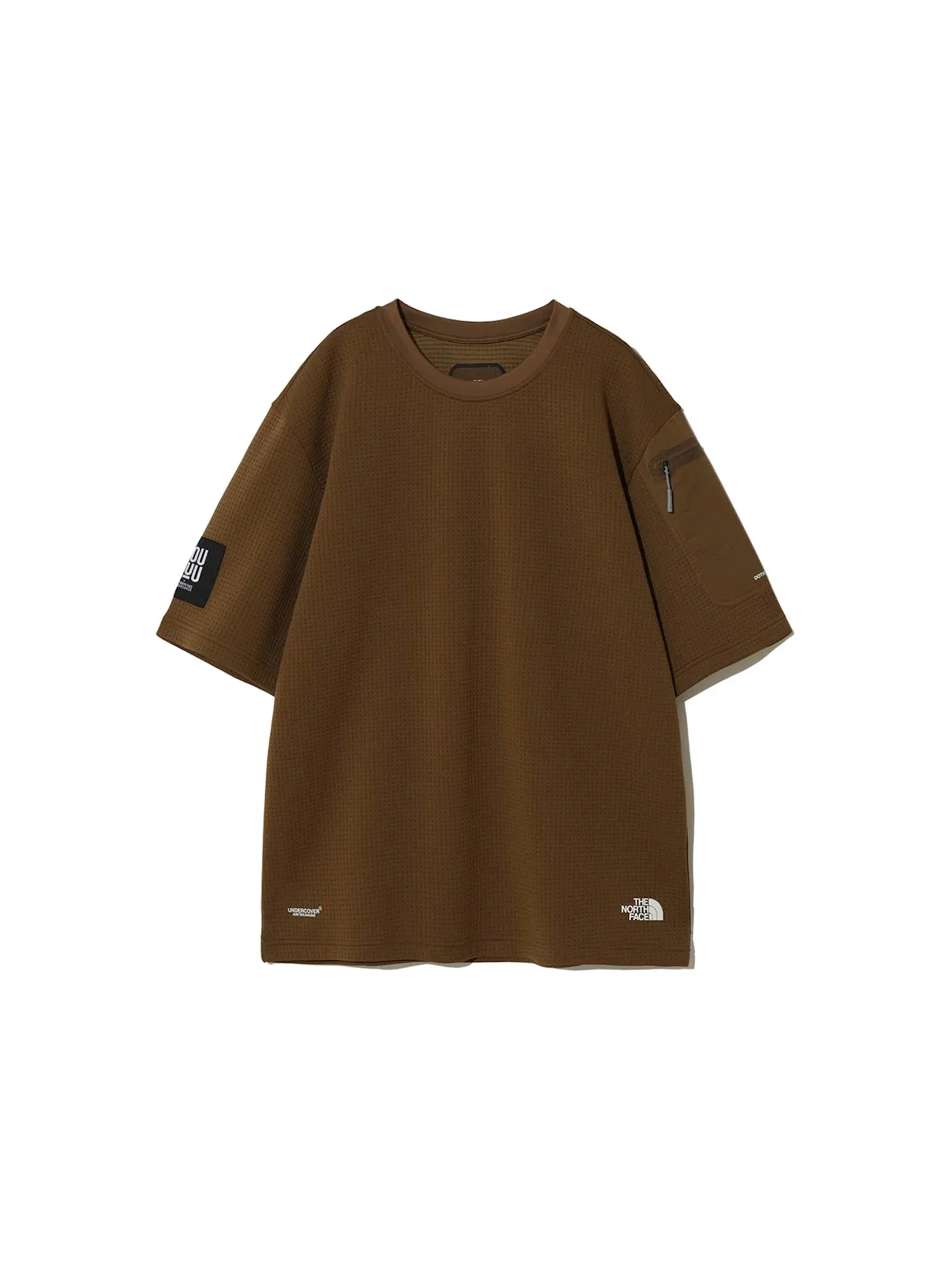 Мужская футболка с технологией DotKnit Soukuu Dotknit The North Face x Undercover — изображение 1 из 2, коричневый