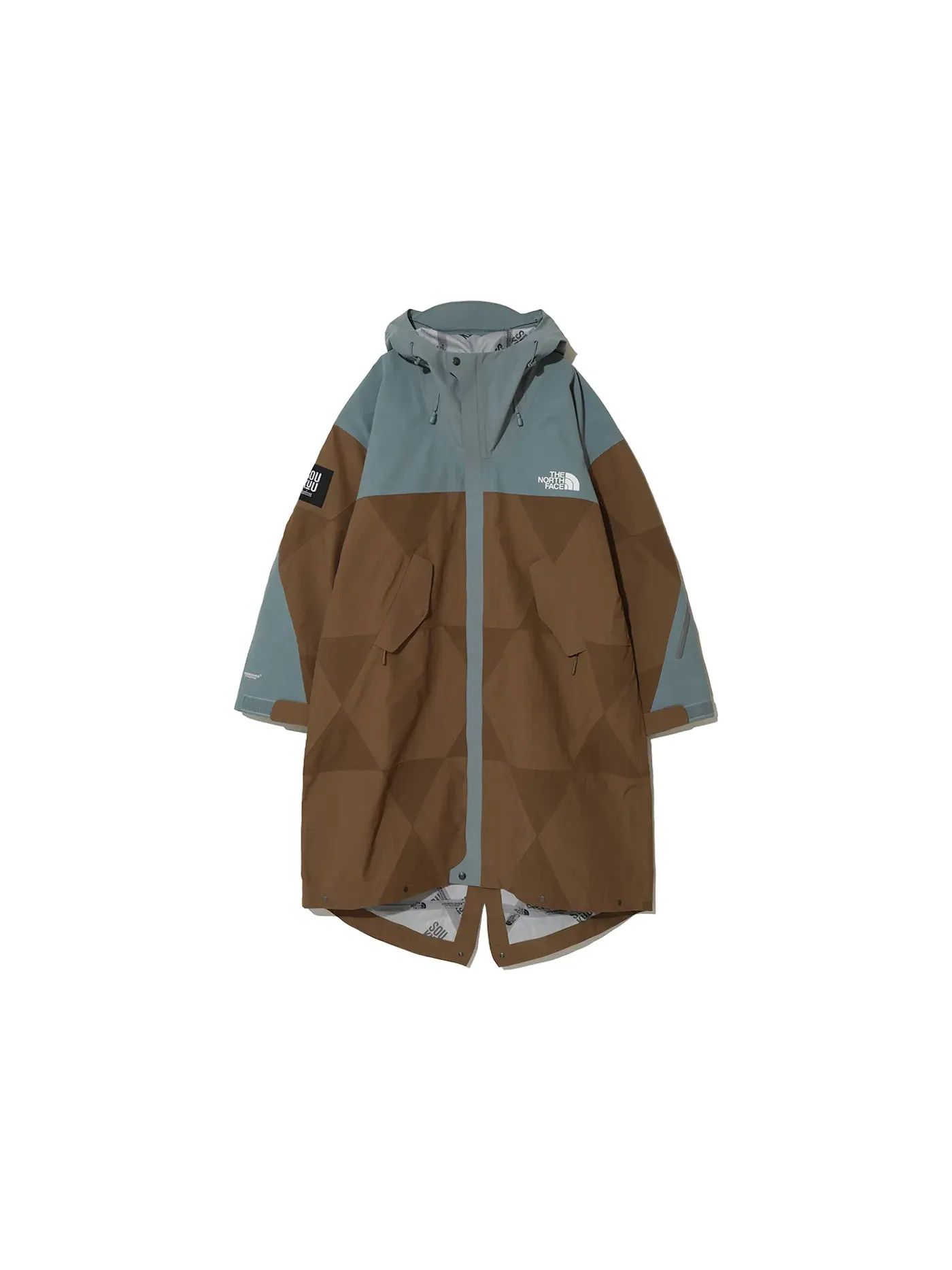 Мужская ветрозащитная куртка Geodesic Shell Jacket The North Face — изображение 1 из 2, коричневый/серый