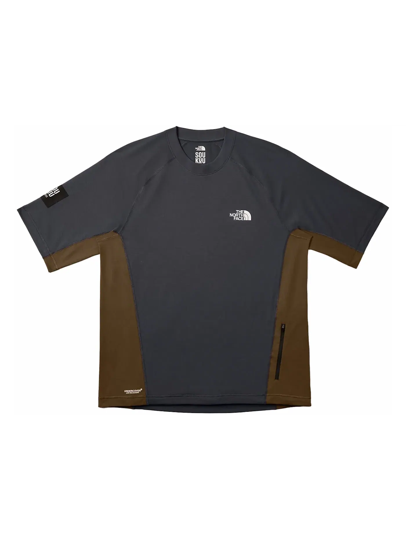 Мужская футболка с принтом Soukuu Trail Run The North Face — изображение 1 из 1, серый/темный коричневый
