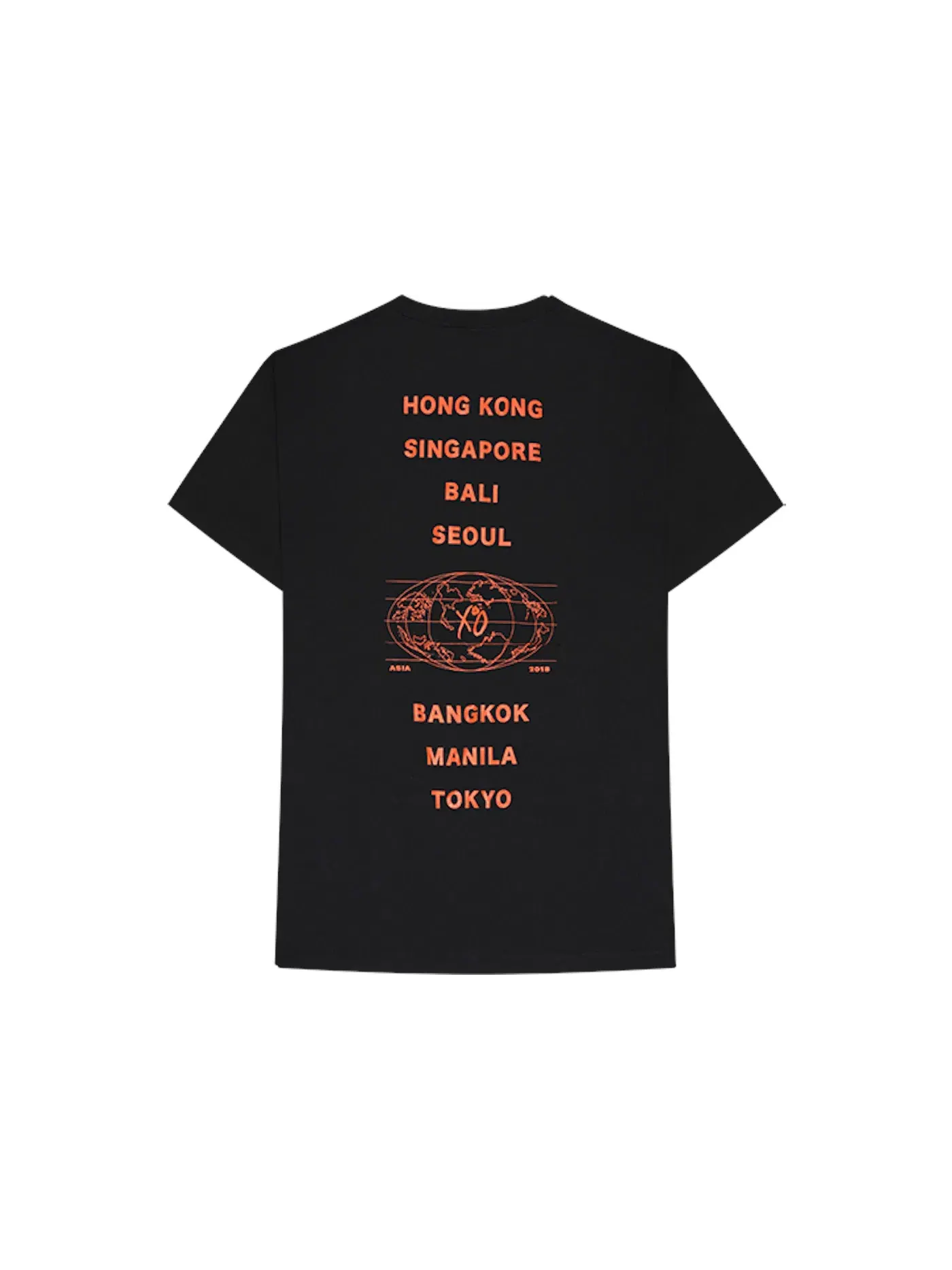 Мужская футболка с принтом The Weeknd Asia Abel The Killer Tee Black — изображение 2 из 2