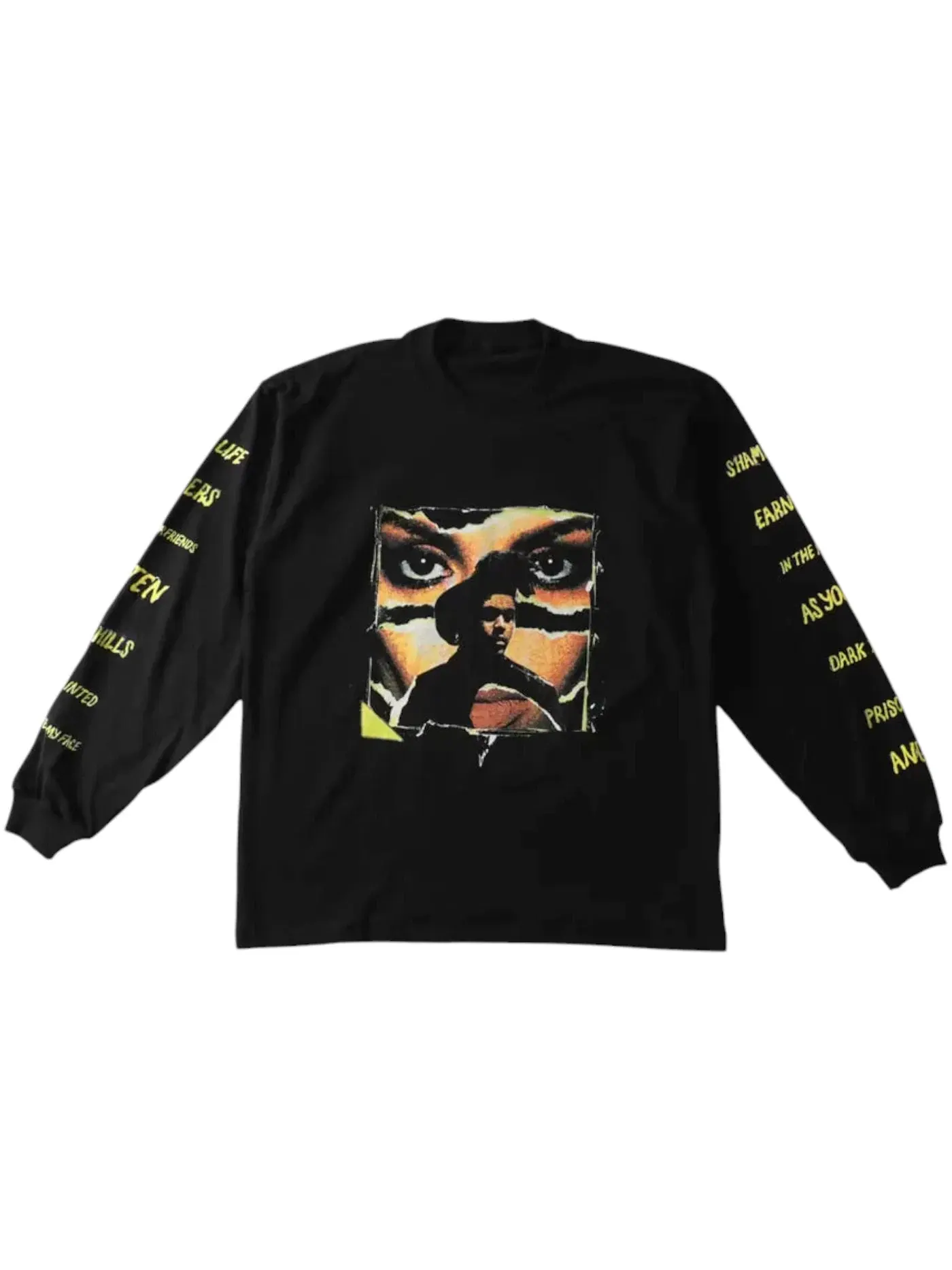 Мужская футболка с длинным рукавом с принтом Longsleeve T-Shirt The Weeknd