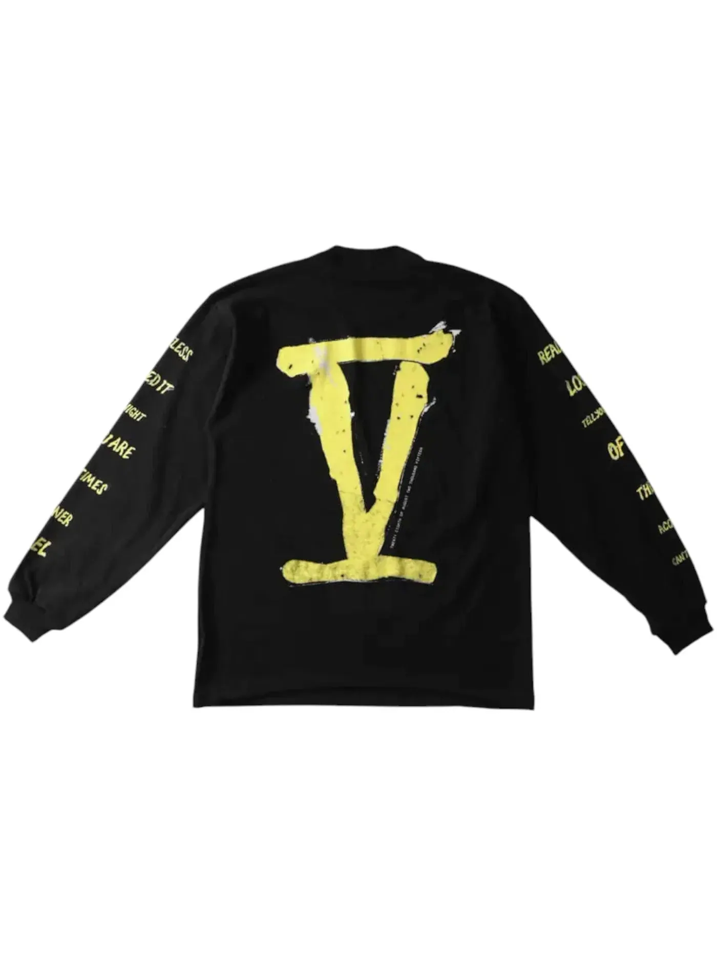 Мужская футболка с длинным рукавом с принтом Longsleeve T-Shirt The Weeknd — изображение 2 из 2, черный