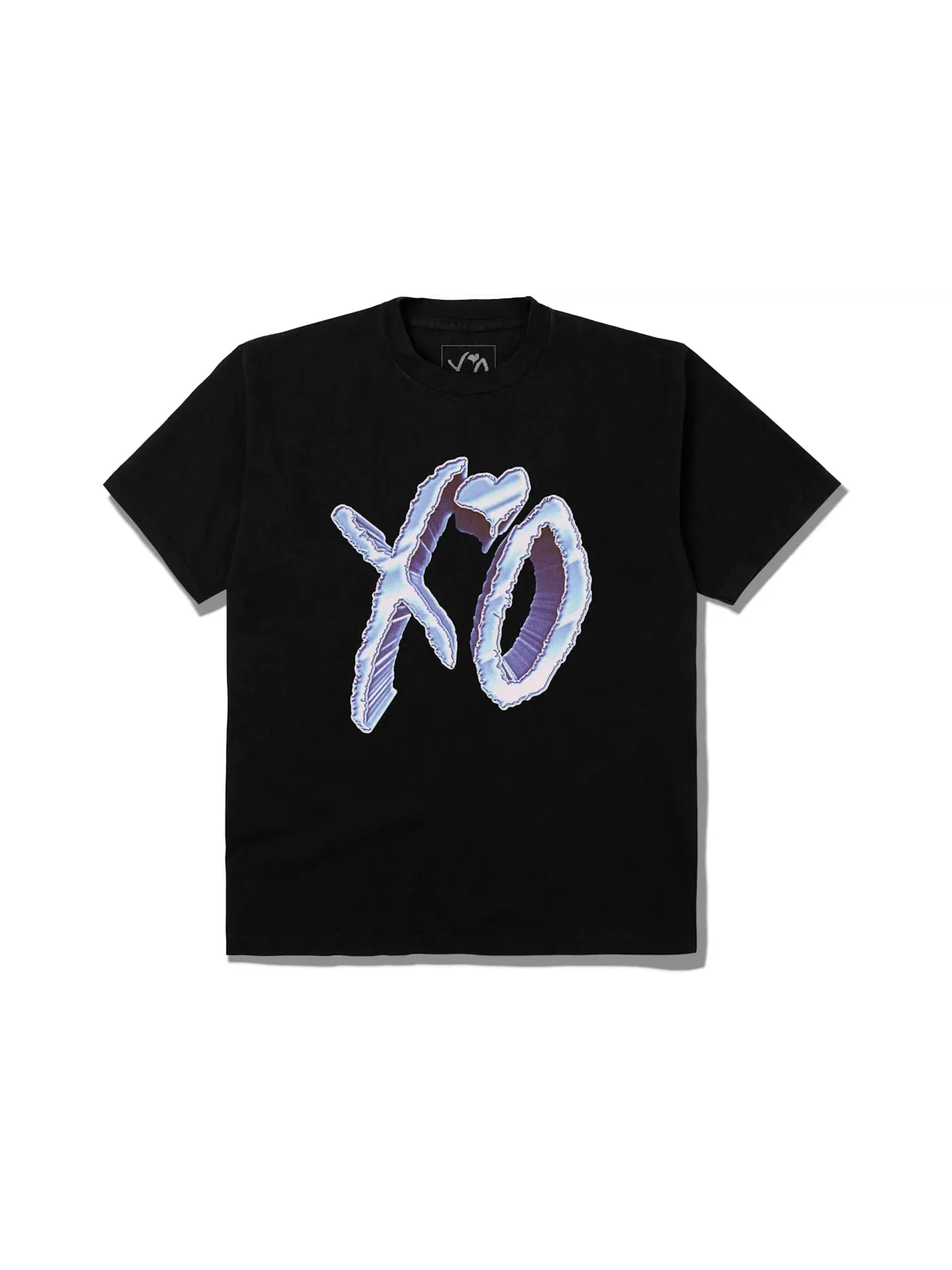 Мужская футболка с логотипом The Weeknd Dawn FM Chrome XO Logo — изображение 1 из 1, черный