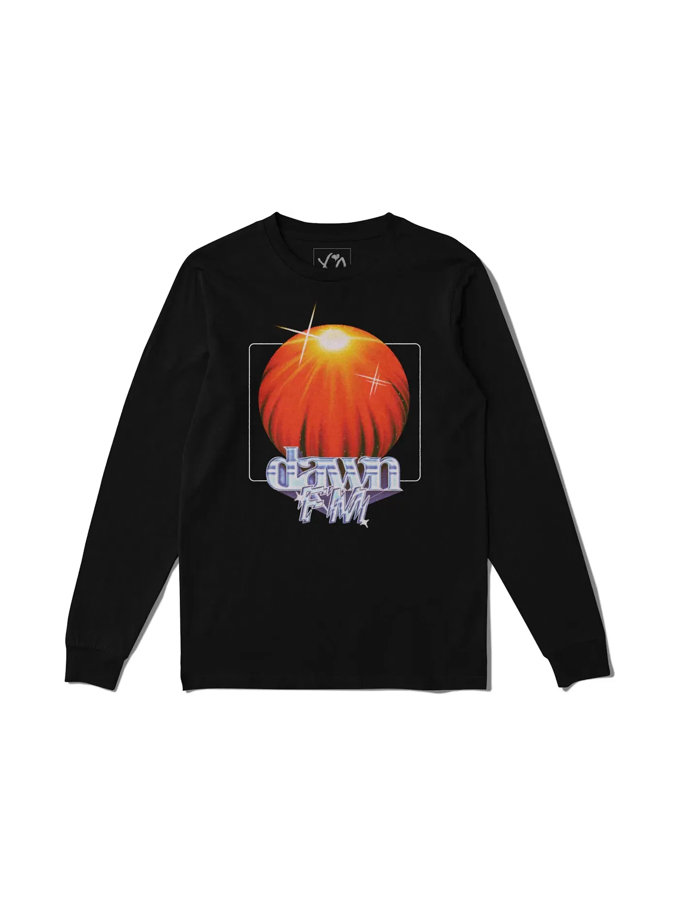 Мужская футболка с принтом The Weeknd Dawn FM Solar T-shirt Black