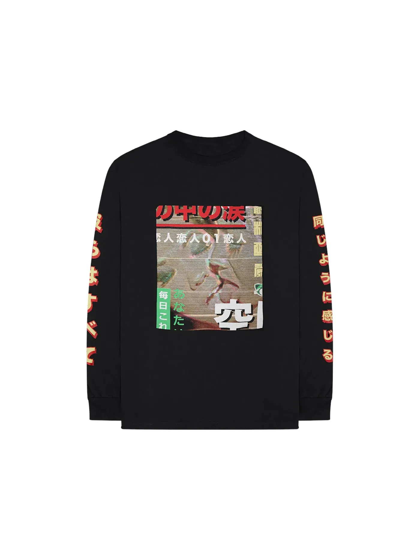 Мужской лонгслив с принтом Longsleeve The Weeknd — изображение 1 из 2, черный