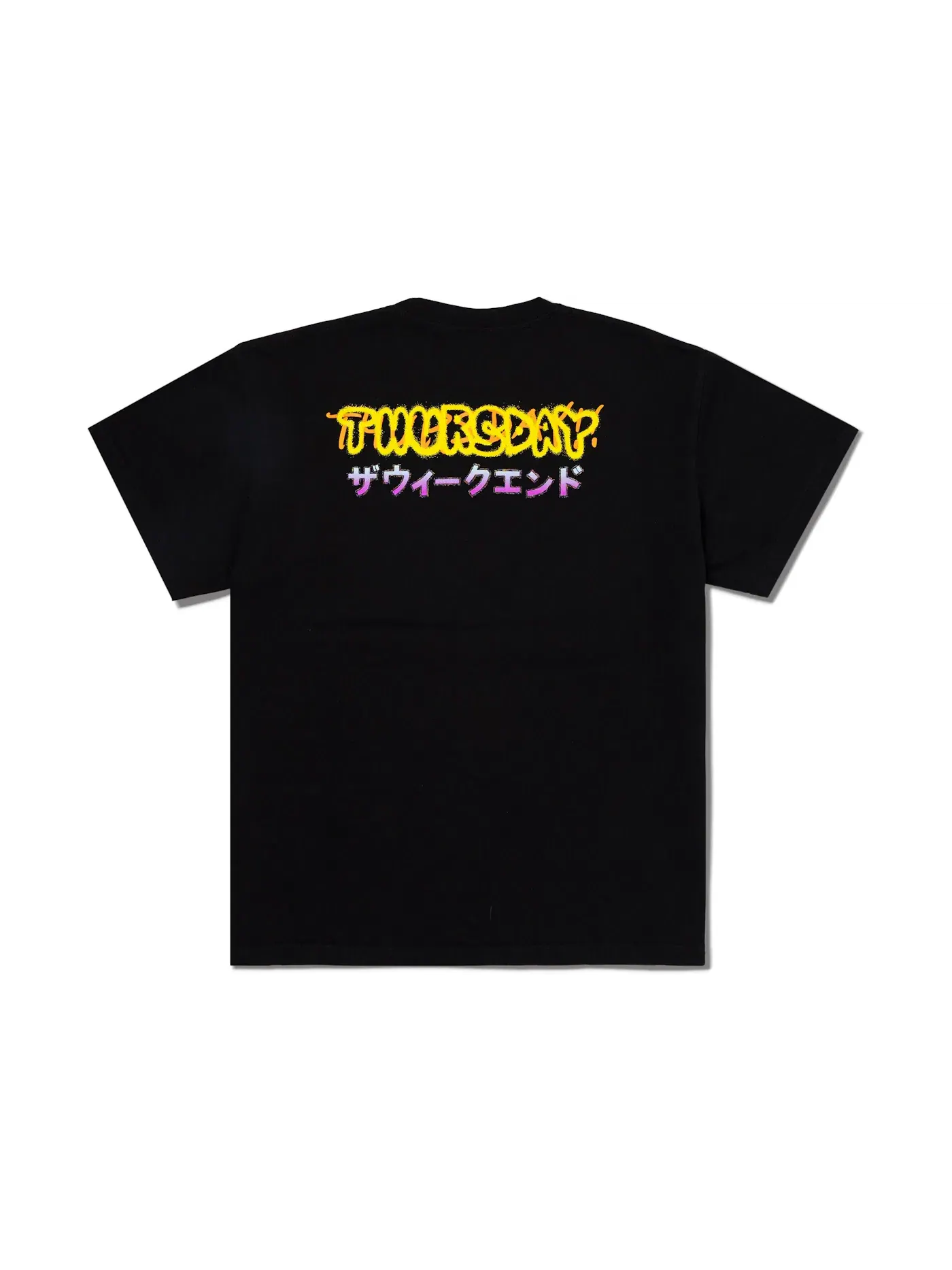 Мужская футболка с принтом The Weeknd x Mr. Thursday Graffiti Wall T-shirt — изображение 2 из 2, черный