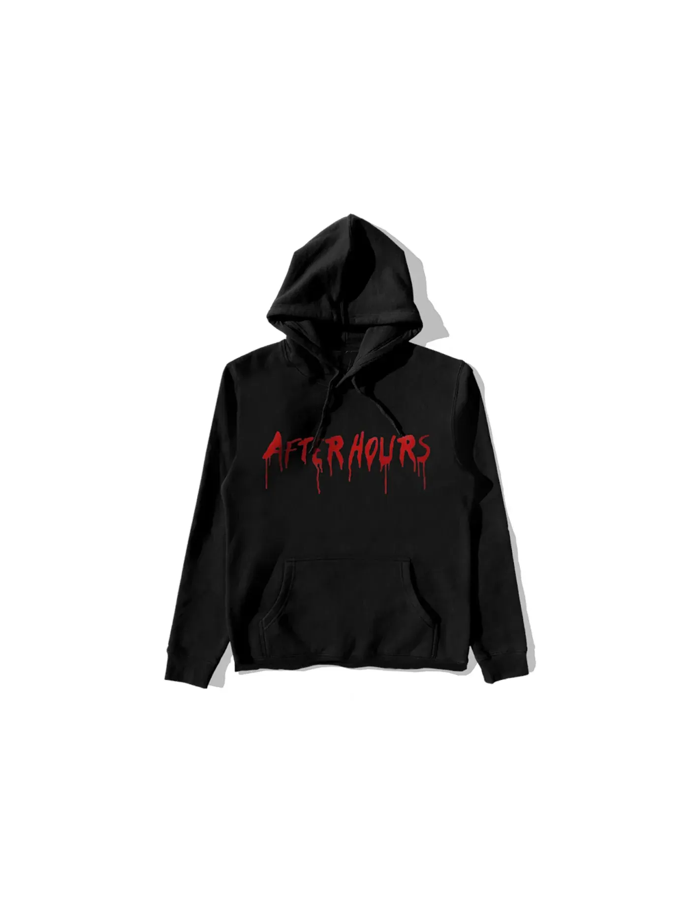 Мужской худи с принтом The Weeknd x Vlone After Hours Blood Drip Pullover Hood — изображение 2 из 2, черный