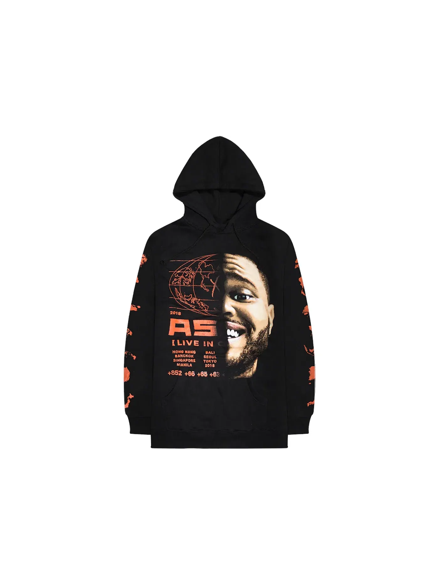 Мужской худи с принтом Pullover Hoodie The Weeknd