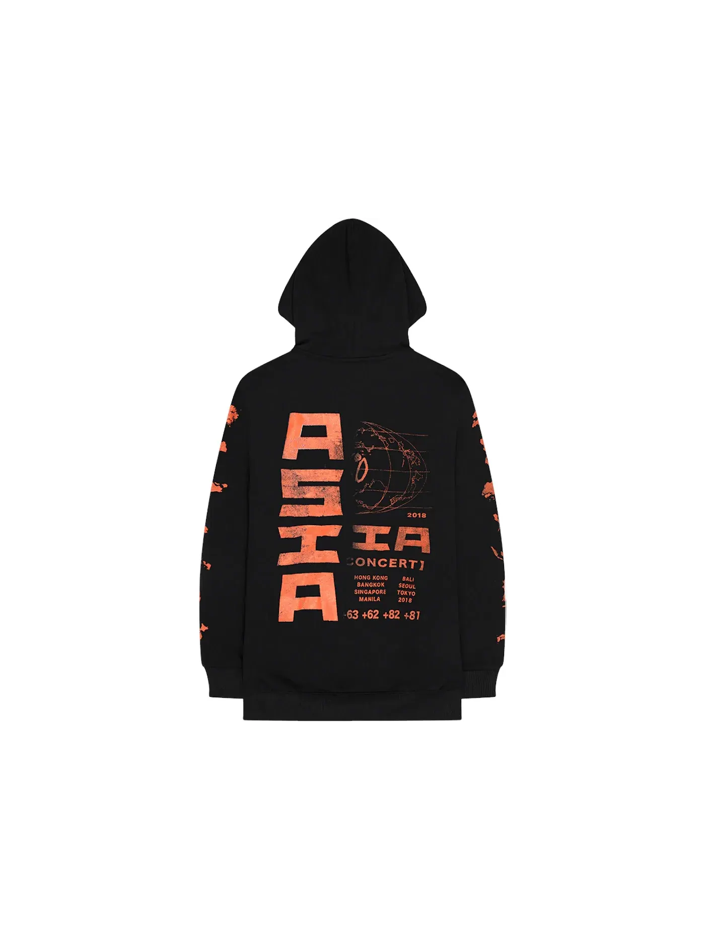 Мужской худи с принтом Pullover Hoodie The Weeknd — изображение 2 из 2, черный