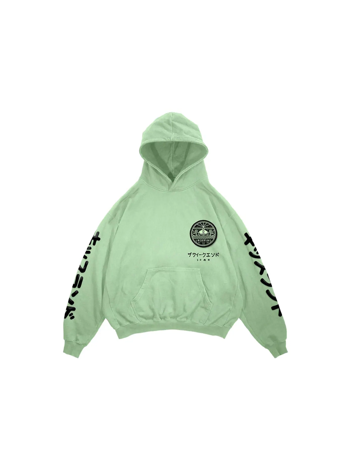 Мужской пуловер с капюшоном с принтом Kiss Land Logo The Weeknd