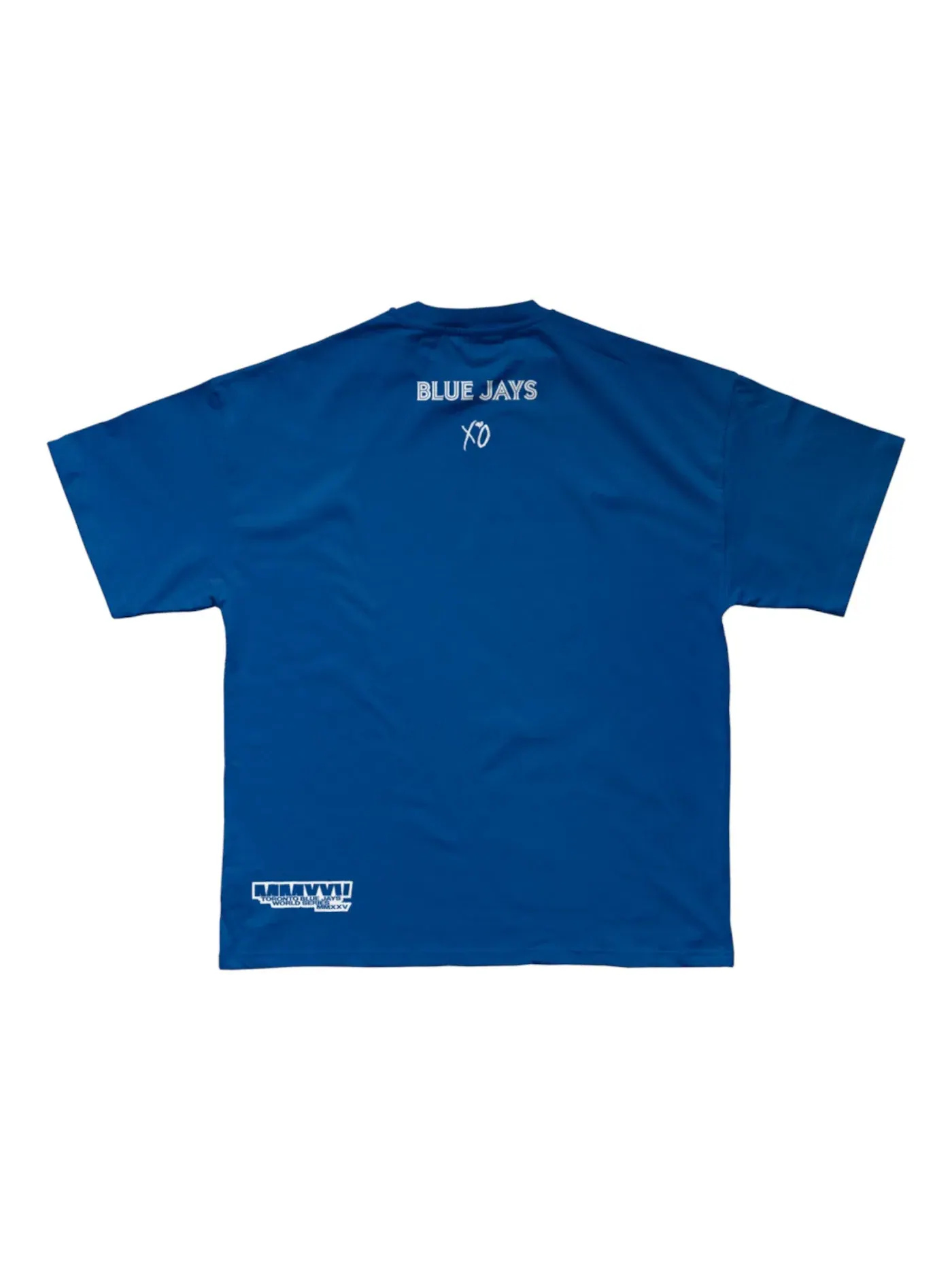 Мужская футболка с принтом The Weeknd XO x MLB Toronto Blue Jays The Weeknd — изображение 2 из 2, синий
