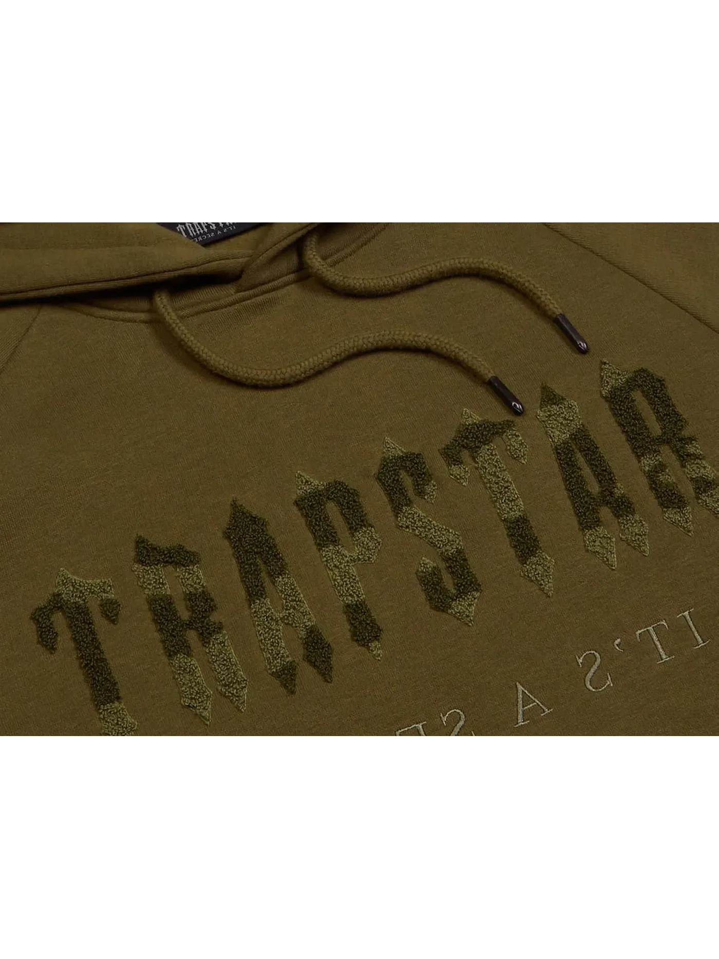 Мужской спортивный костюм с капюшоном Trapstar Tracksuit — изображение 2 из 2, оливковый