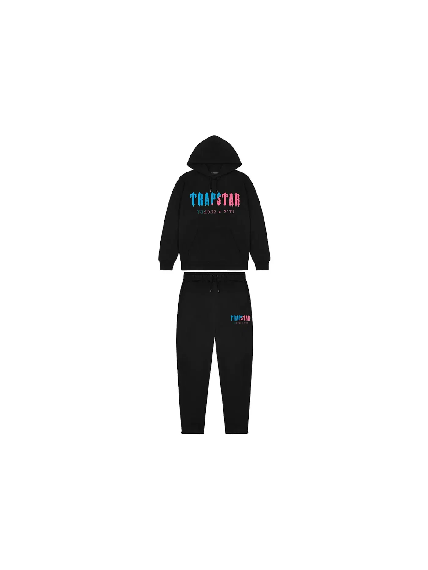 Мужской спортивный костюм с капюшоном Trapstar Decoded Chenille — изображение 1 из 1, голубой