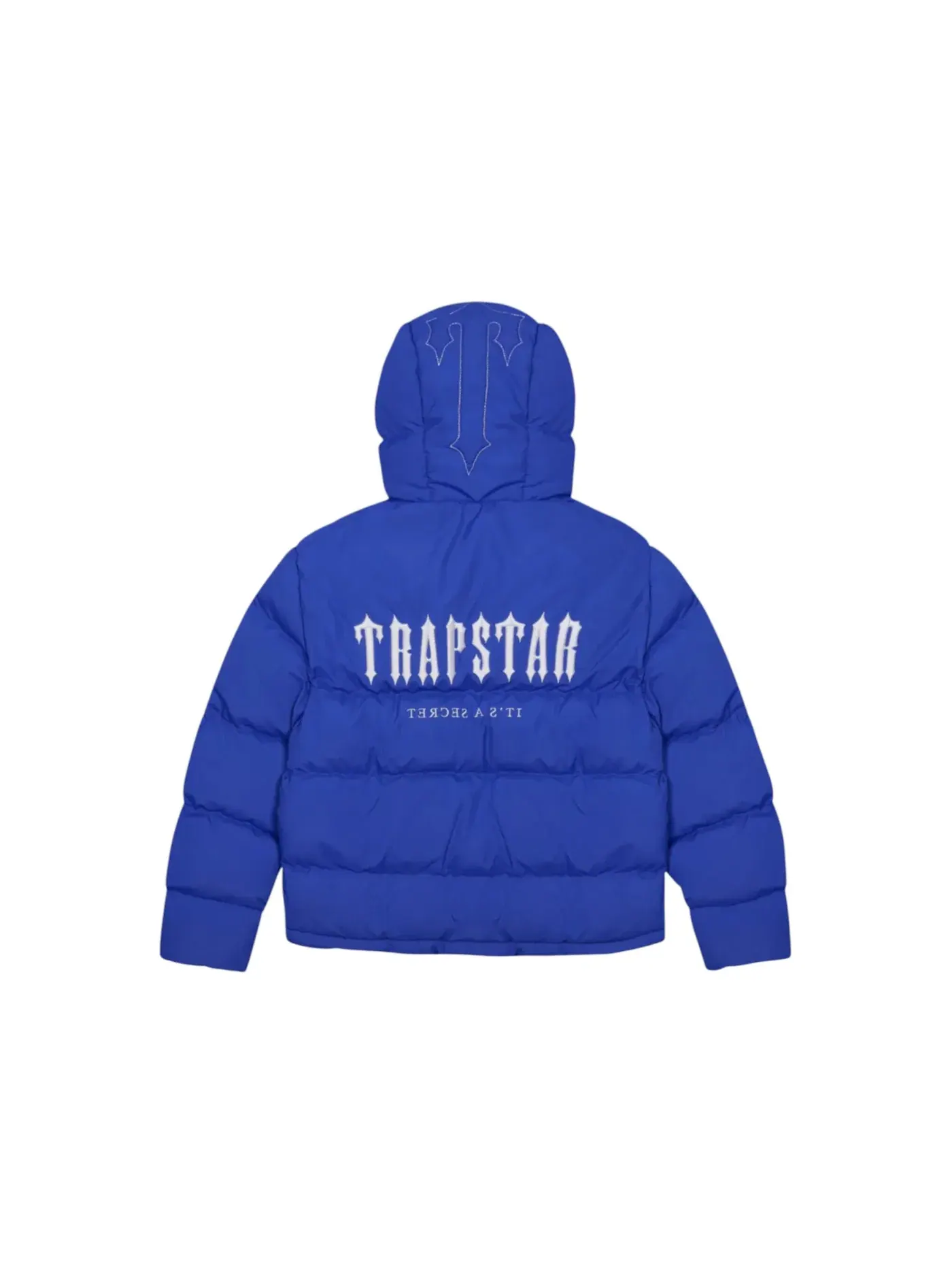 Мужская куртка-пуховик с капюшоном Trapstar Decoded Hooded Puffer 2.0 Jacket — изображение 1 из 1, синий