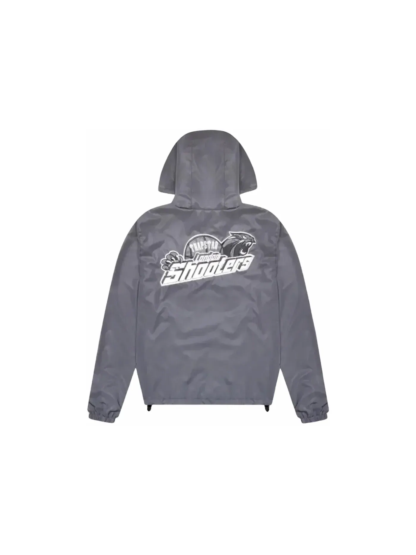 Мужская ветровка с принтом Trapstar Decoded Windbreaker Jacket — изображение 1 из 2, черный