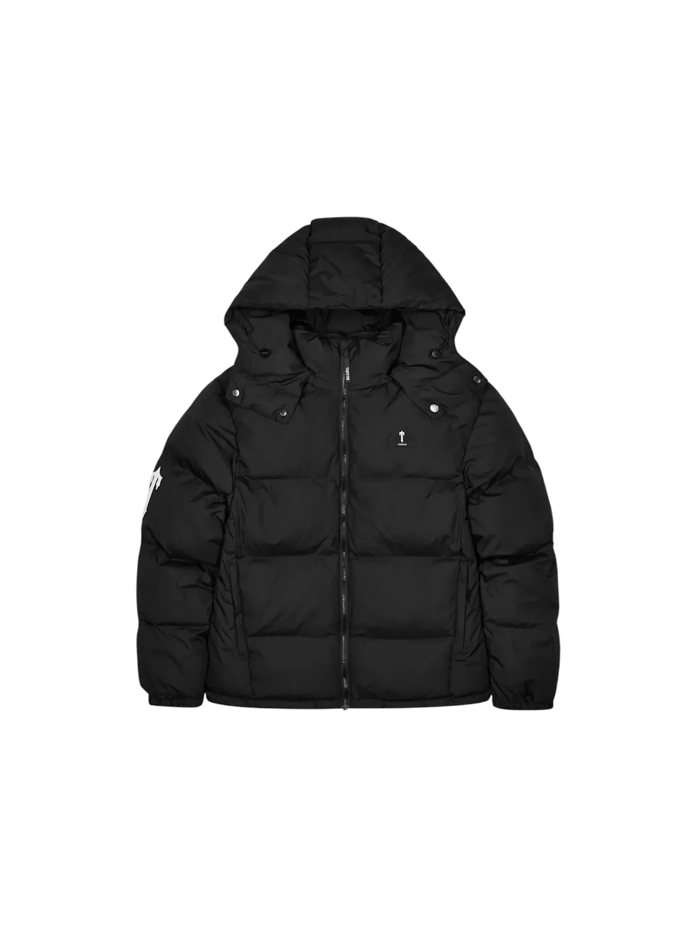 Мужская куртка-пуховик с принтом Irongate Arch Jacket FW25 Trapstar — изображение 2 из 2, черный