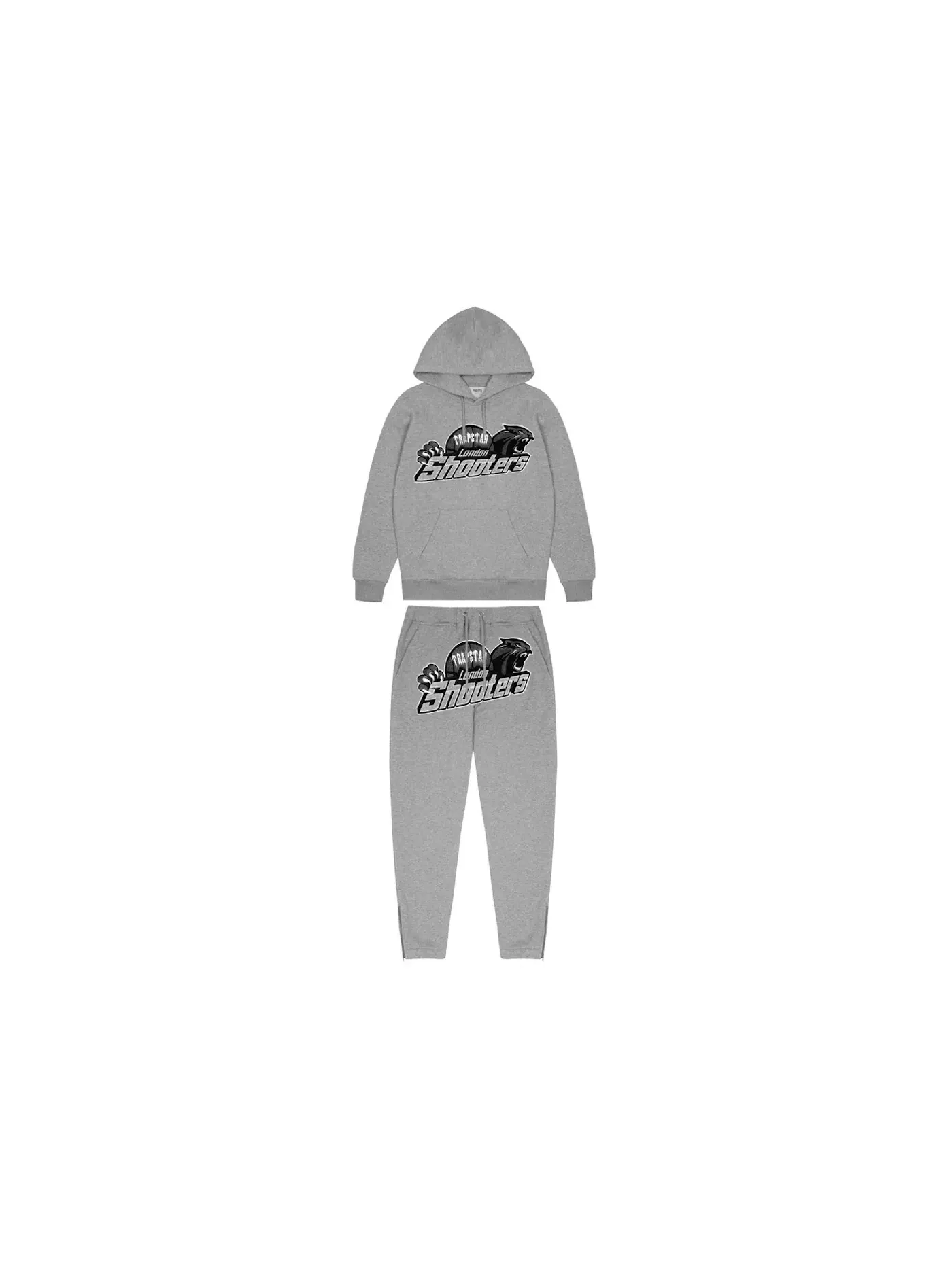 Мужской спортивный костюм Trapstar Shooters Hoodie Tracksuit Grey/Blue