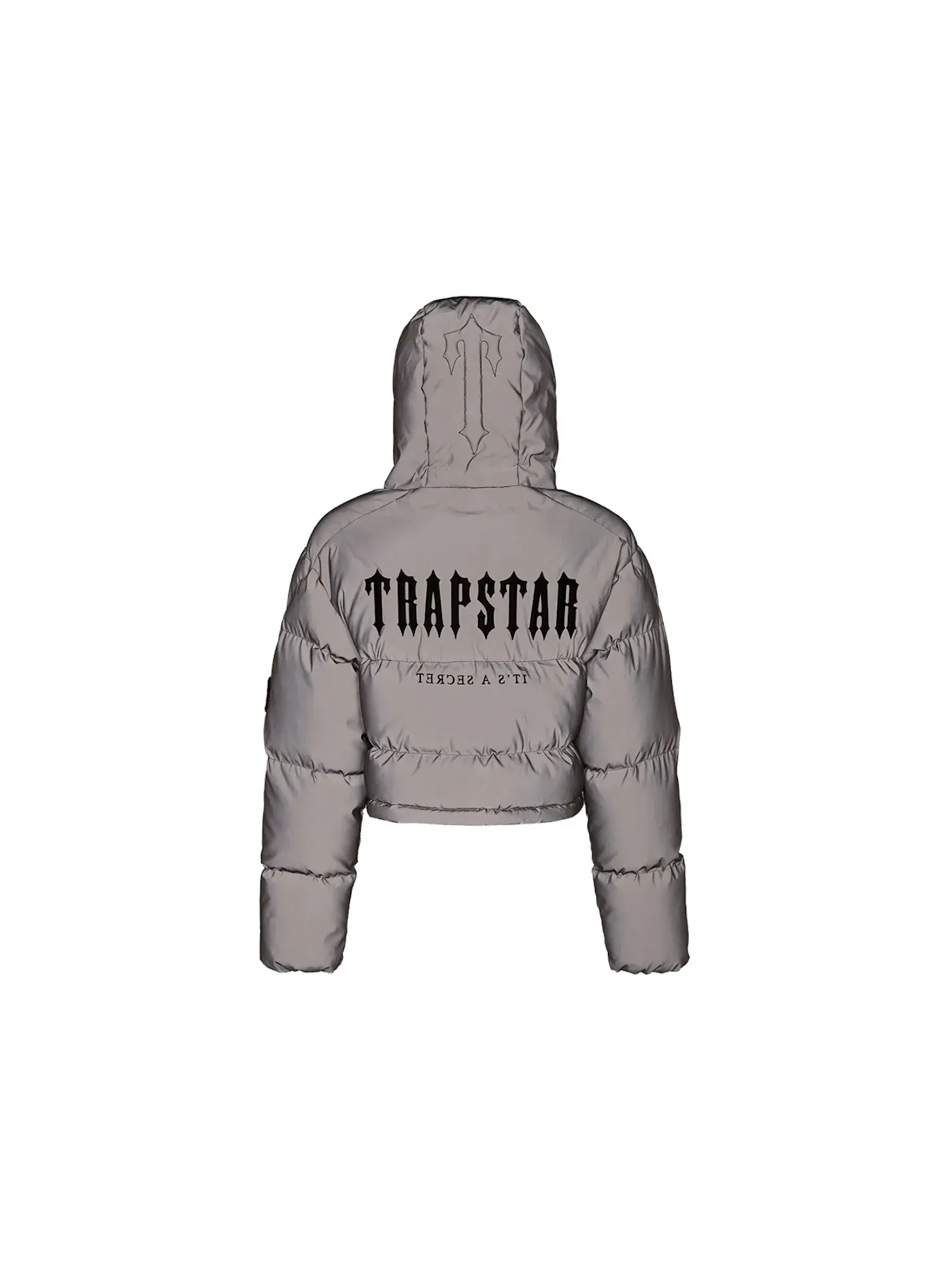 Женская куртка-пуховик с капюшоном светоотражающая Jacket Trapstar