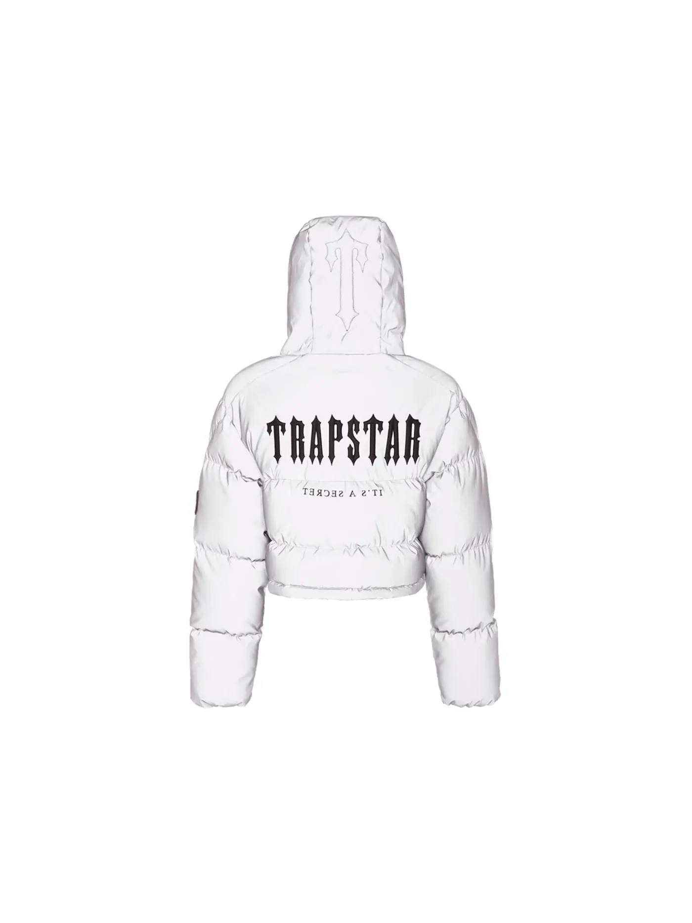 Женская куртка-пуховик с капюшоном светоотражающая Jacket Trapstar — изображение 2 из 2, прозрачный