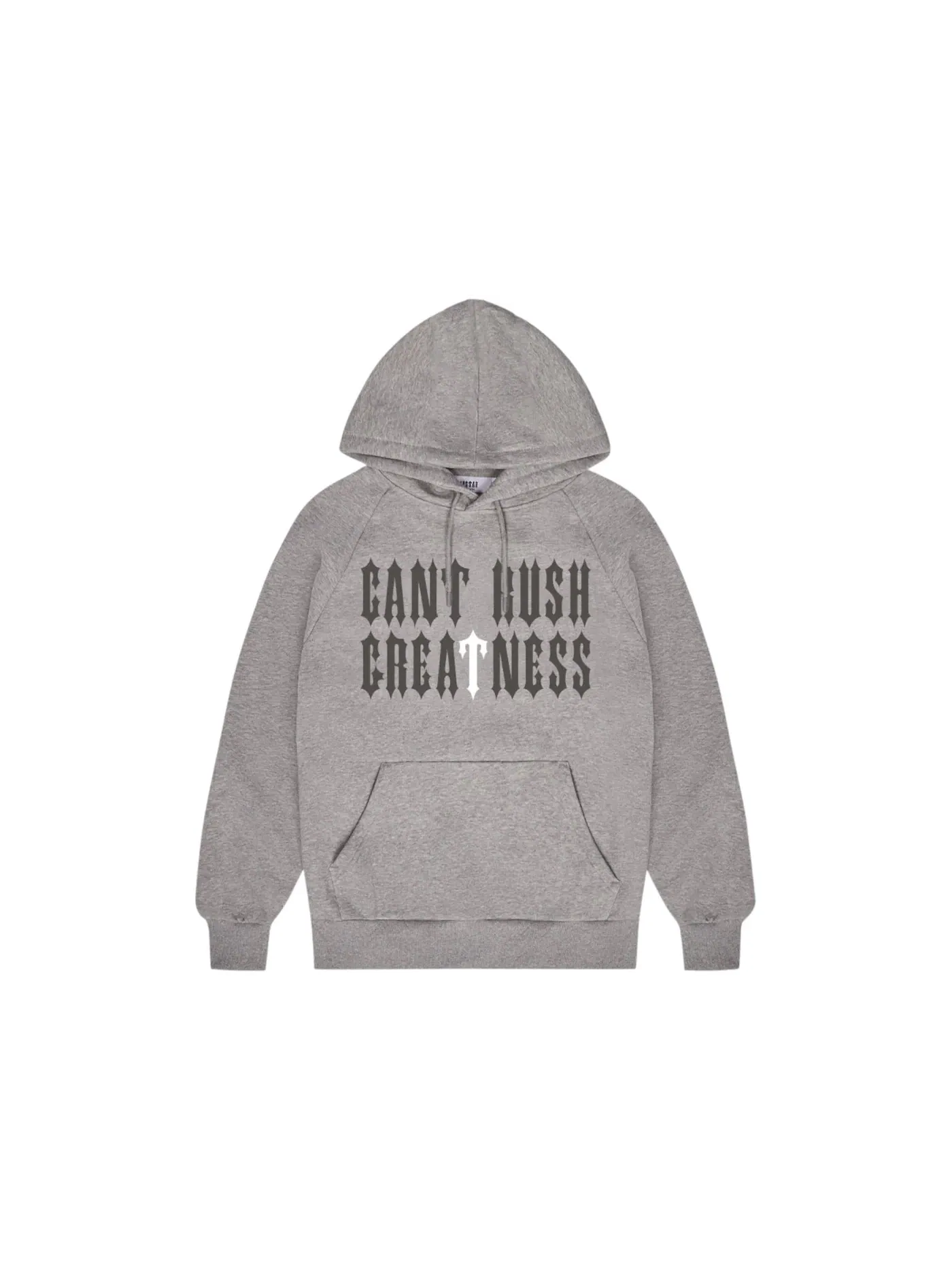 Мужской худи с принтом Trapstar x Central Cee Hoodie Grey — изображение 1 из 1, серый