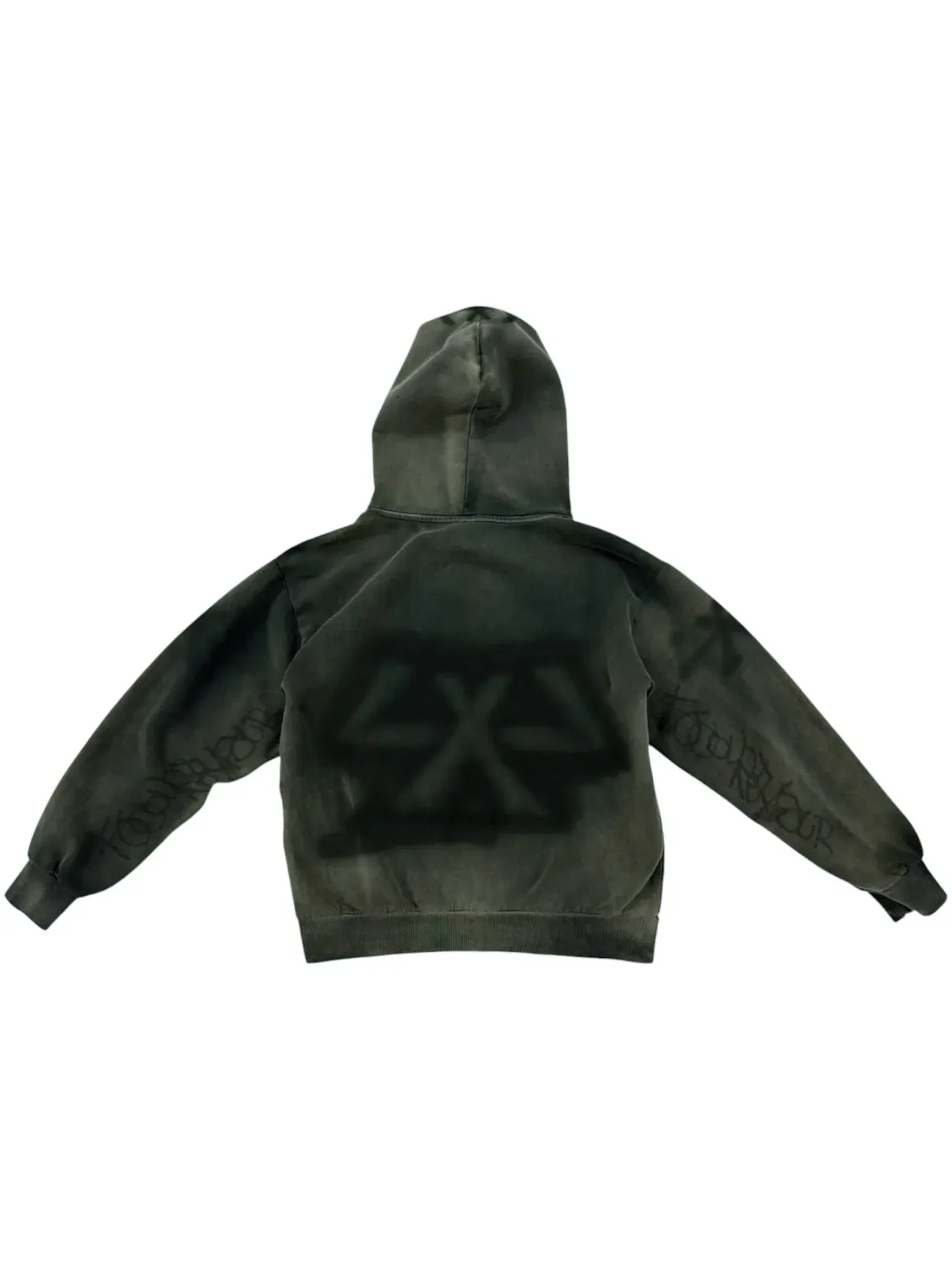 Мужской худи с принтом Travis Scott Hoodie Travis Scott — изображение 2 из 2, серый