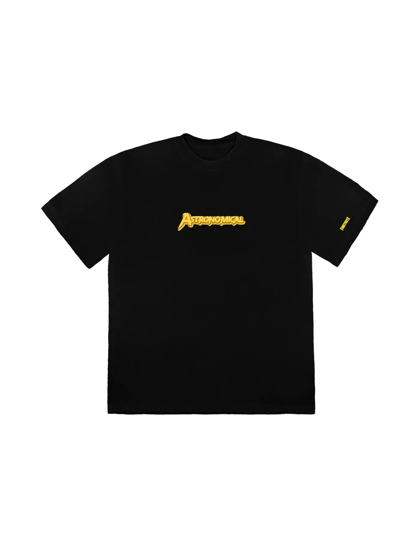 Мужская футболка с принтом Travis Scott T-shirt — изображение 1 из 2, черный