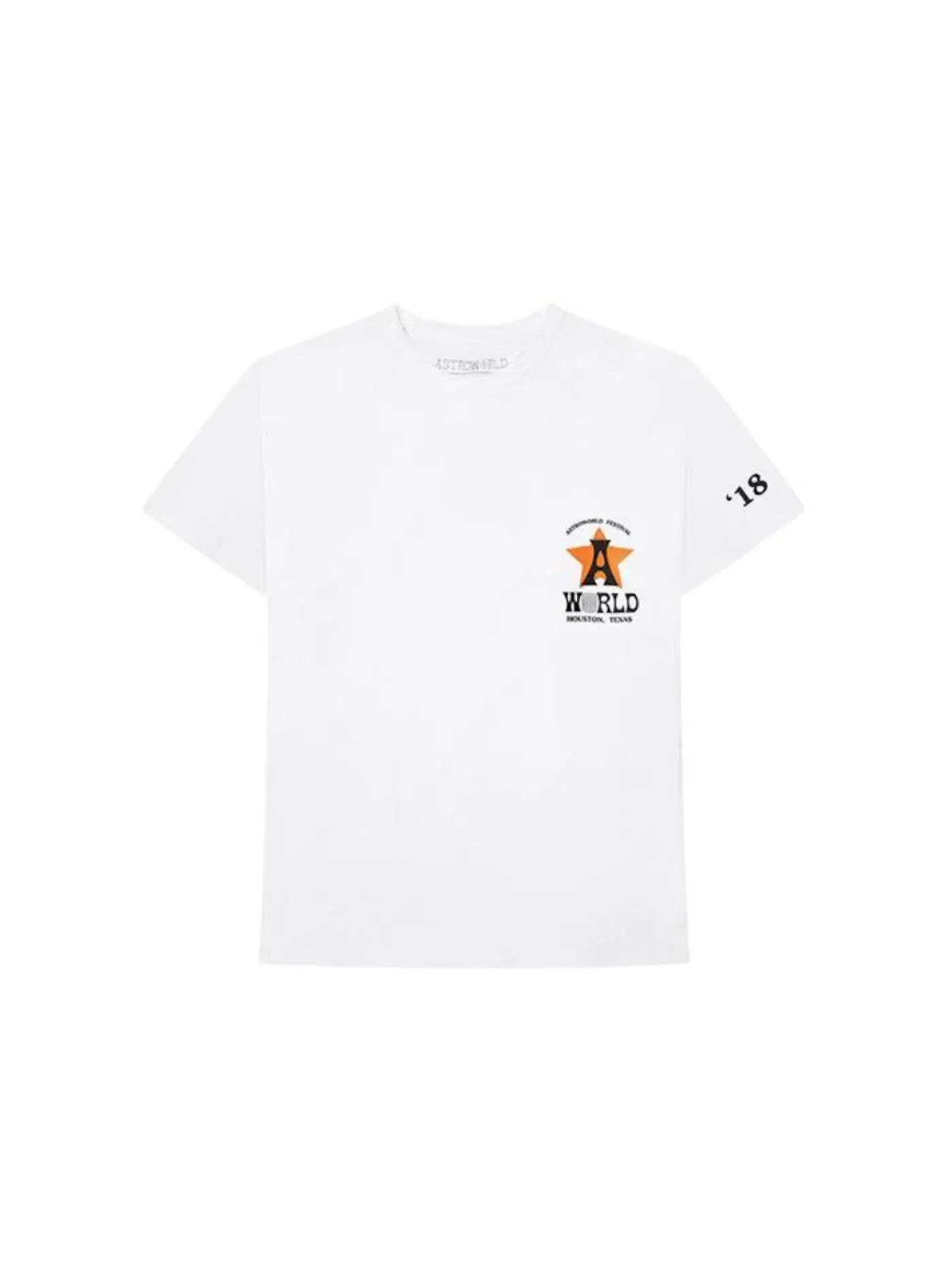 Мужская футболка с принтом Travis Scott Tee — изображение 1 из 2, белый