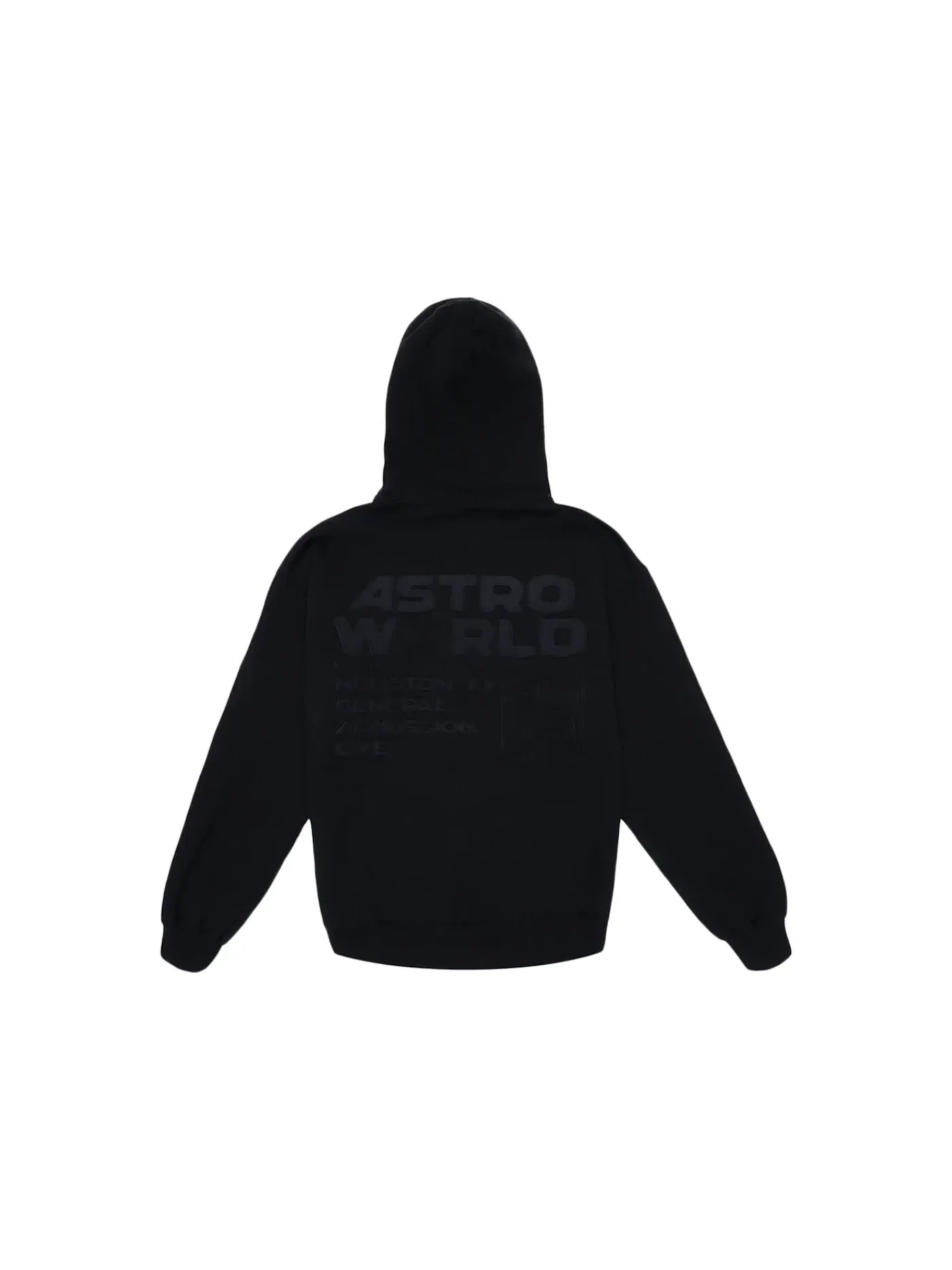 Мужской худи с принтом Travis Scott Hoodie — изображение 2 из 2, черный