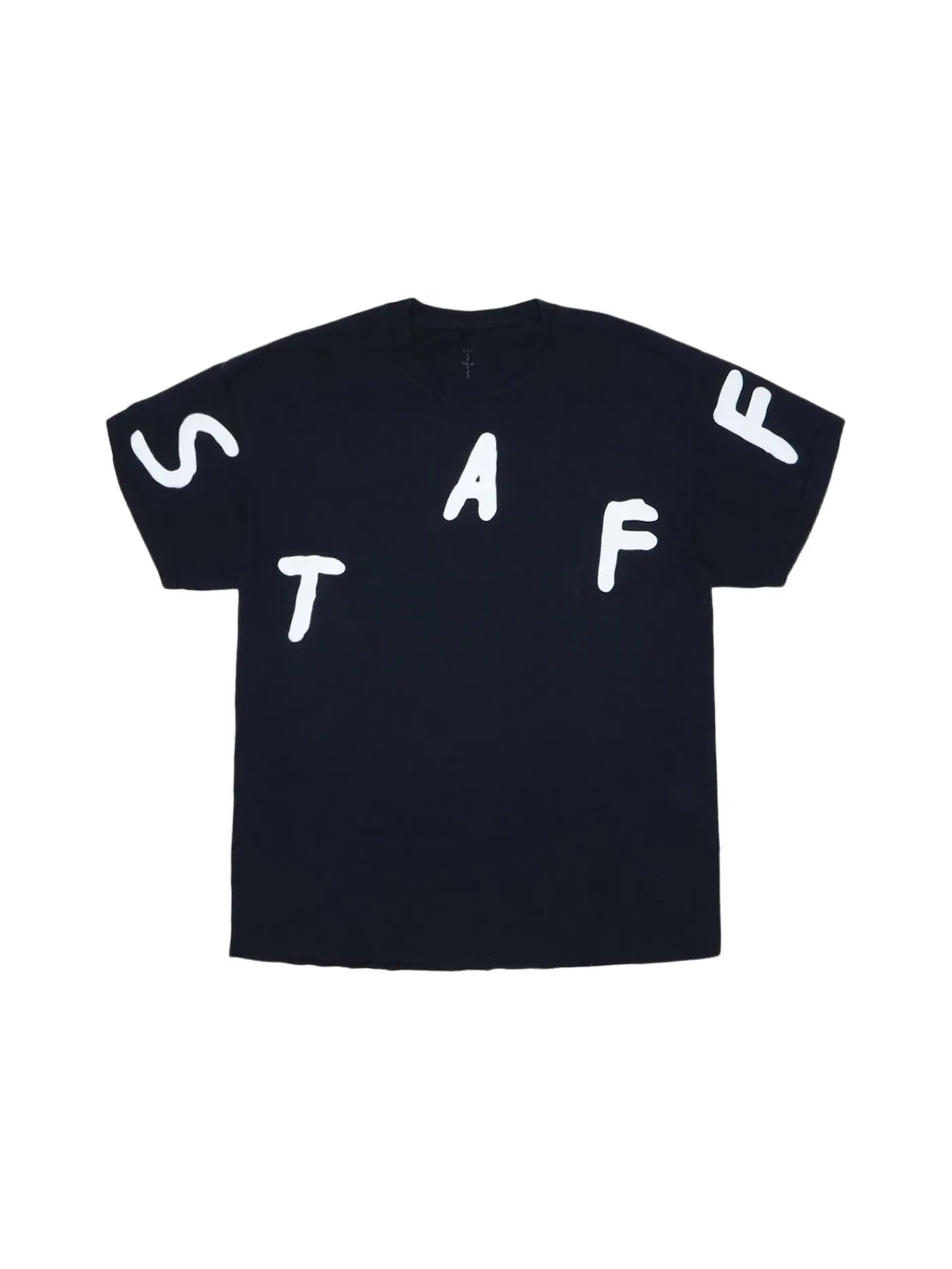 Мужская футболка с принтом Astrofest Staff 2019 Tee Travis Scott — изображение 1 из 2, черный