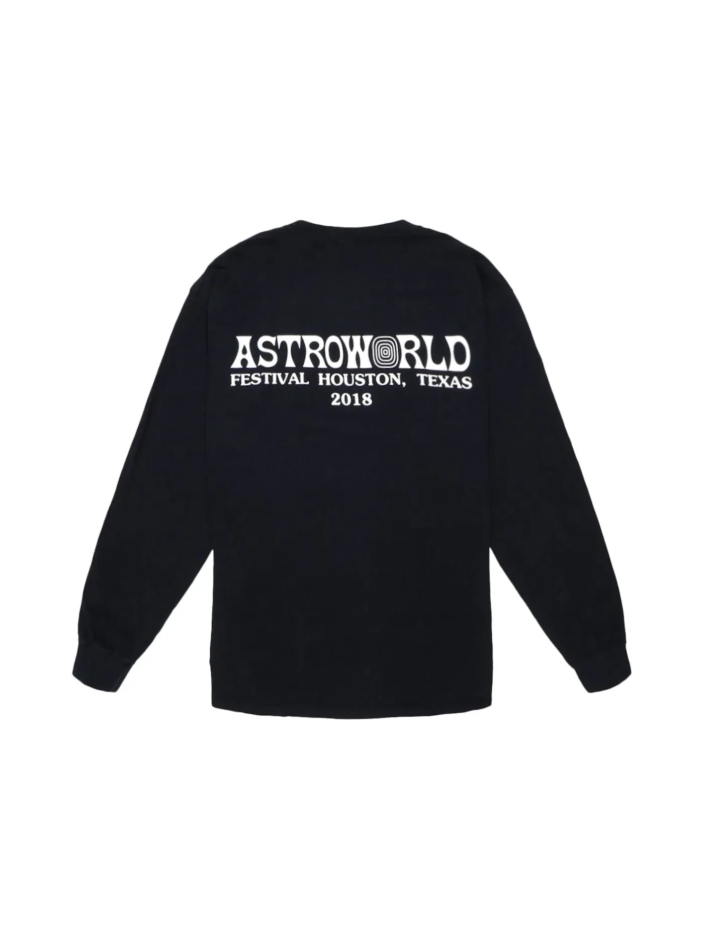 Мужская футболка с длинным рукавом Travis Scott Tee — изображение 2 из 2, черный