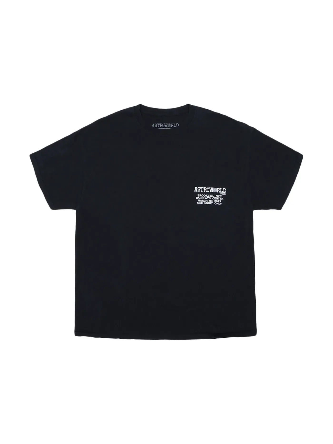 Мужская футболка с принтом Travis Scott Astroworld Barclays Exclusive Pig T-Shirt — изображение 2 из 2, черный