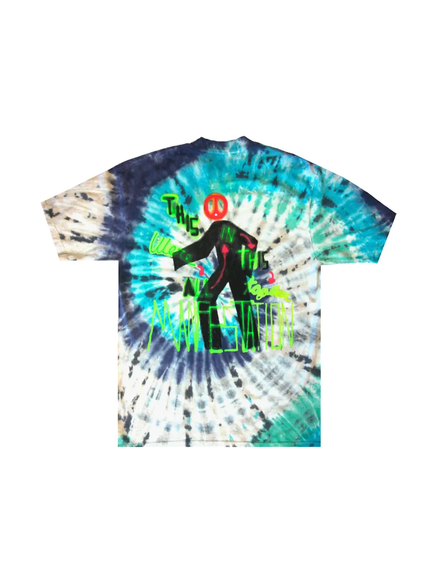 Мужская футболка с принтом Travis Scott Tee — изображение 2 из 2, мульти