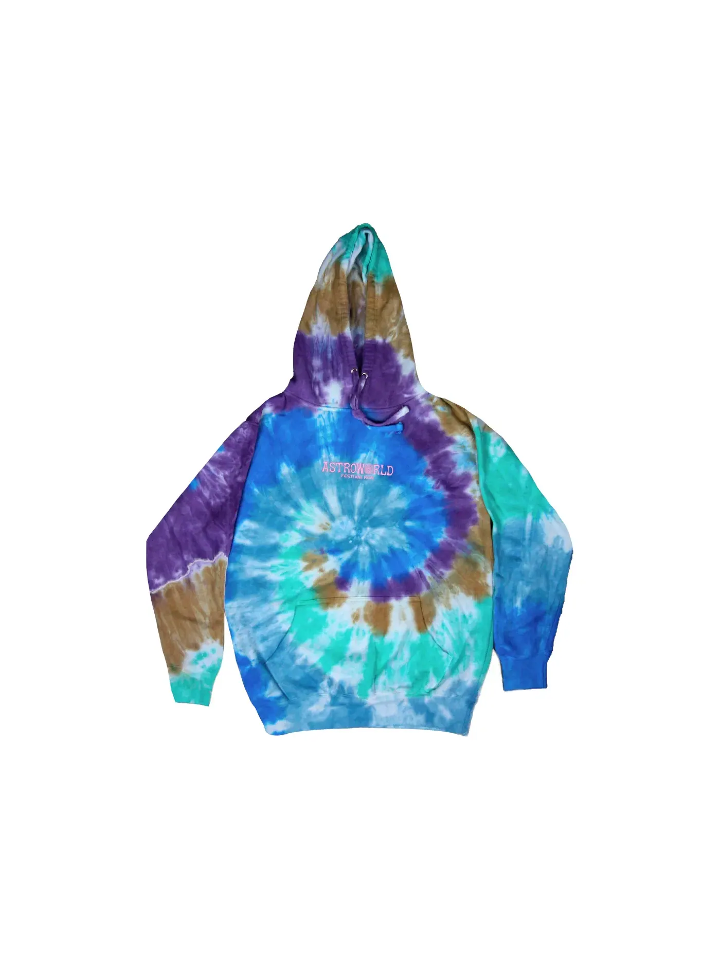 Мужской худи с принтом Travis Scott Astroworld Festival Run Hoodie Travis Scott — изображение 1 из 2, мульти