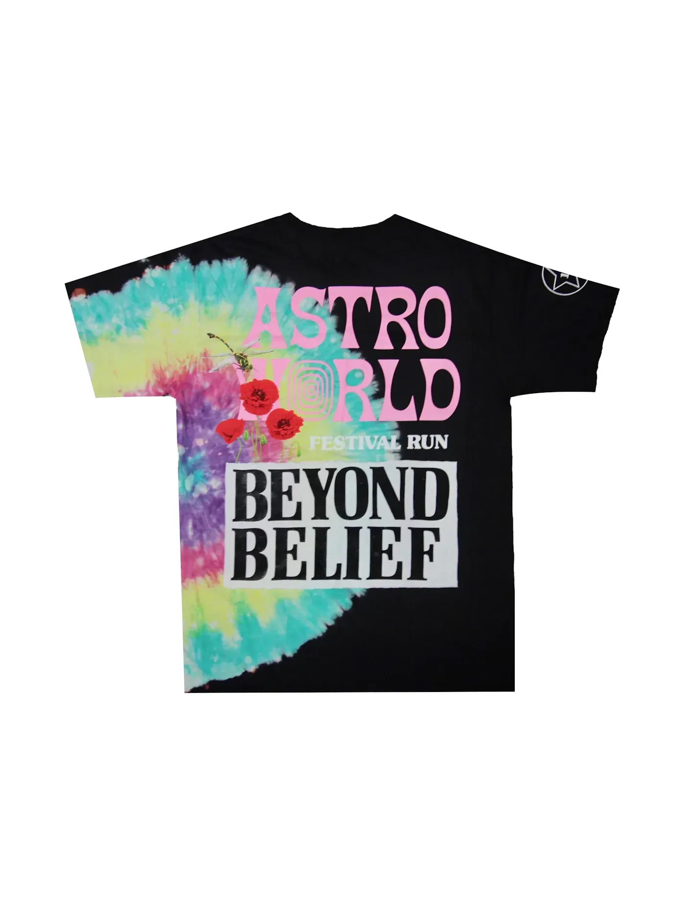 Мужская футболка с принтом Travis Scott Tee — изображение 2 из 2, черный
