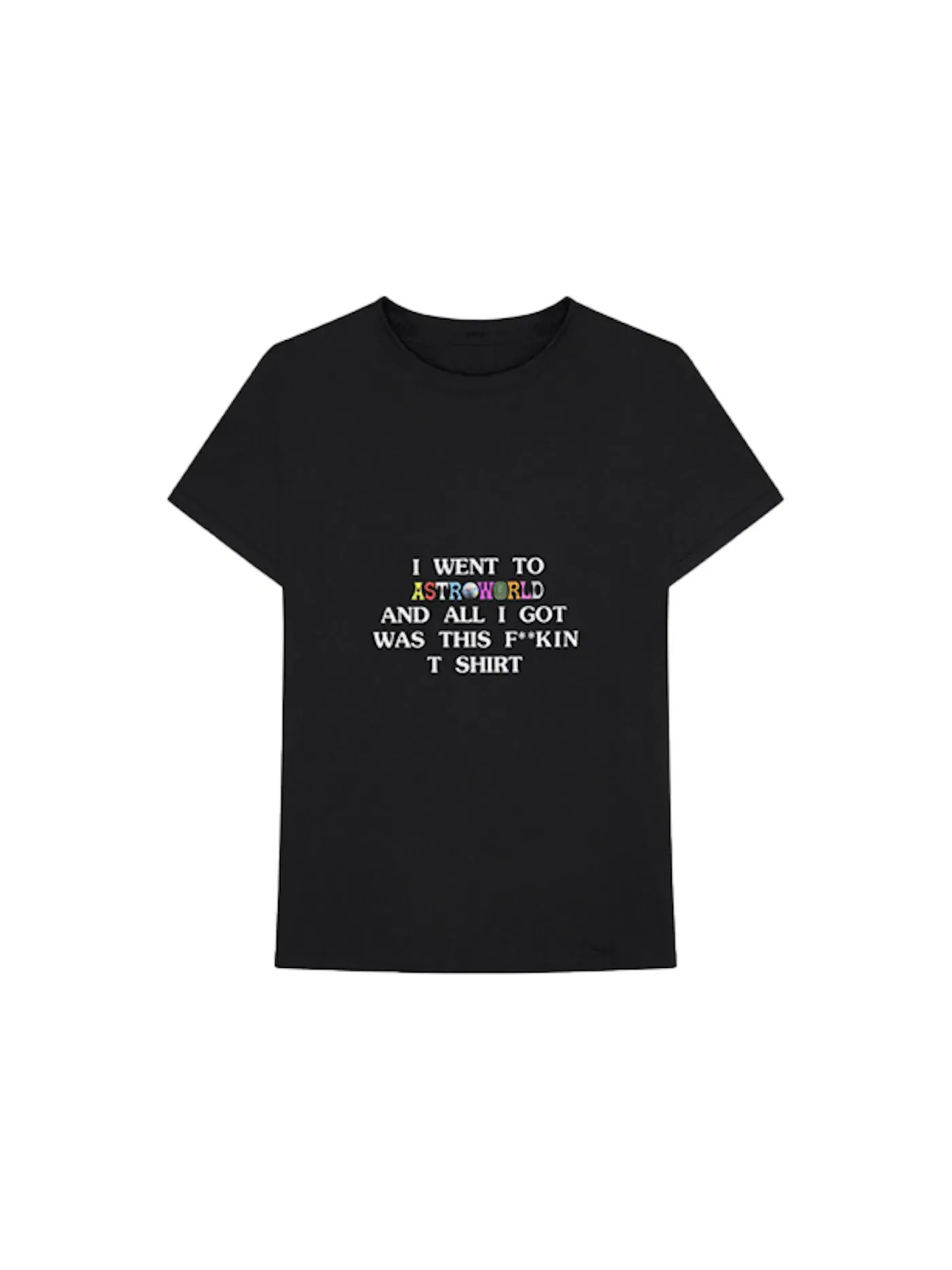 Мужская футболка с принтом Astroworld Tee Travis Scott — изображение 1 из 2, черный