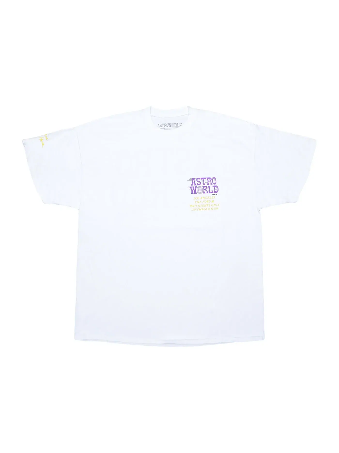 Мужская футболка с принтом Travis Scott T-shirt — изображение 2 из 2, белый