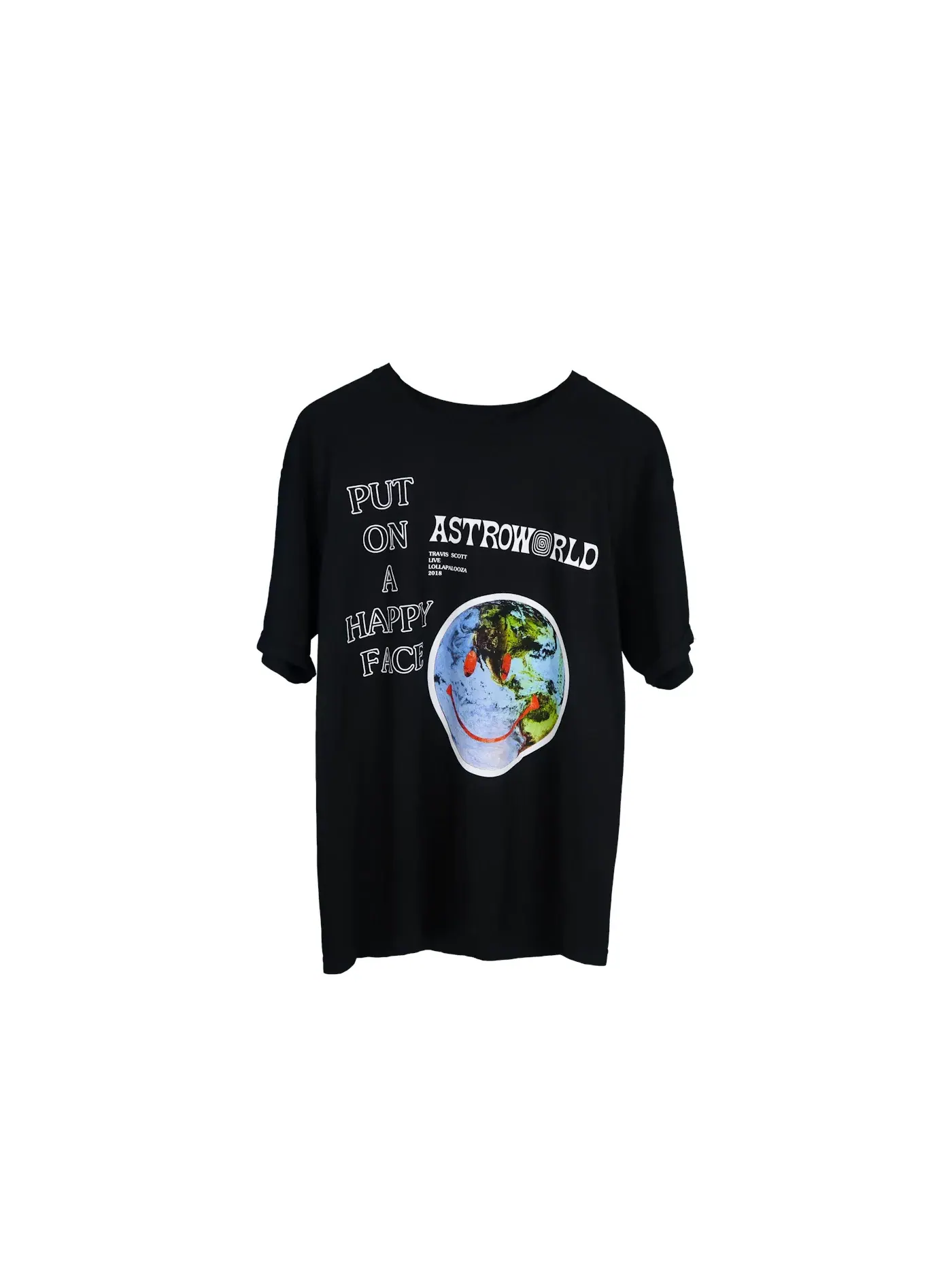 Мужская футболка с принтом Tee Travis Scott — изображение 1 из 2, черный
