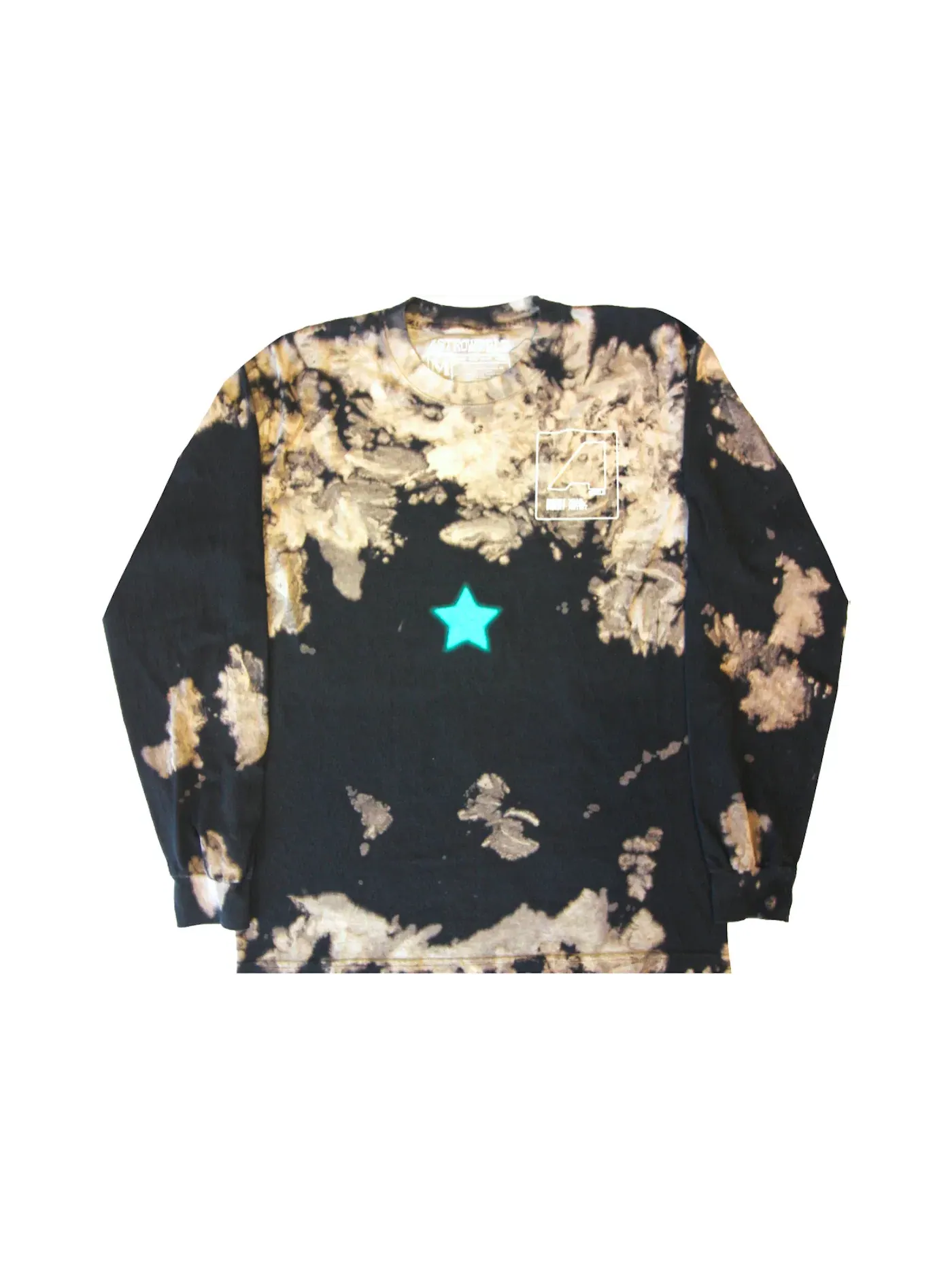 Мужская футболка с принтом Travis Scott Astroworld Shattered Face L/S Tee — изображение 1 из 2, мульти