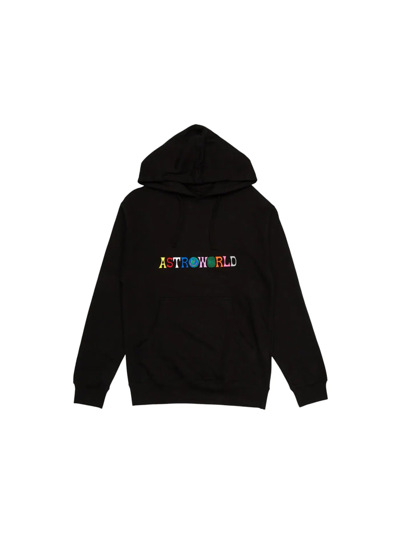 Мужская худи с принтом Astroworld Logo Travis Scott — изображение 1 из 2, черный