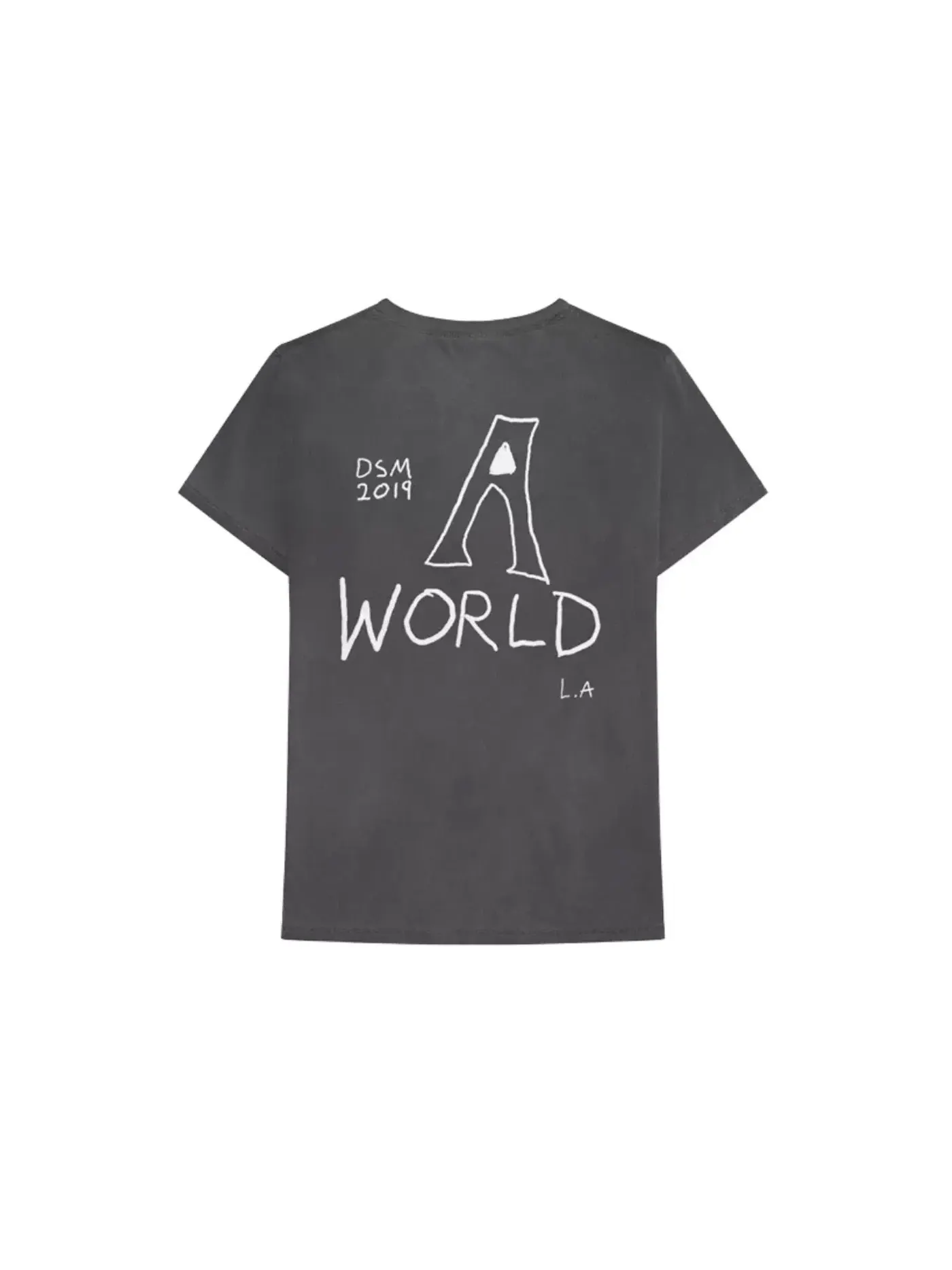 Мужская футболка с принтом Wish You Were Here Tee Travis Scott — изображение 2 из 2, черный