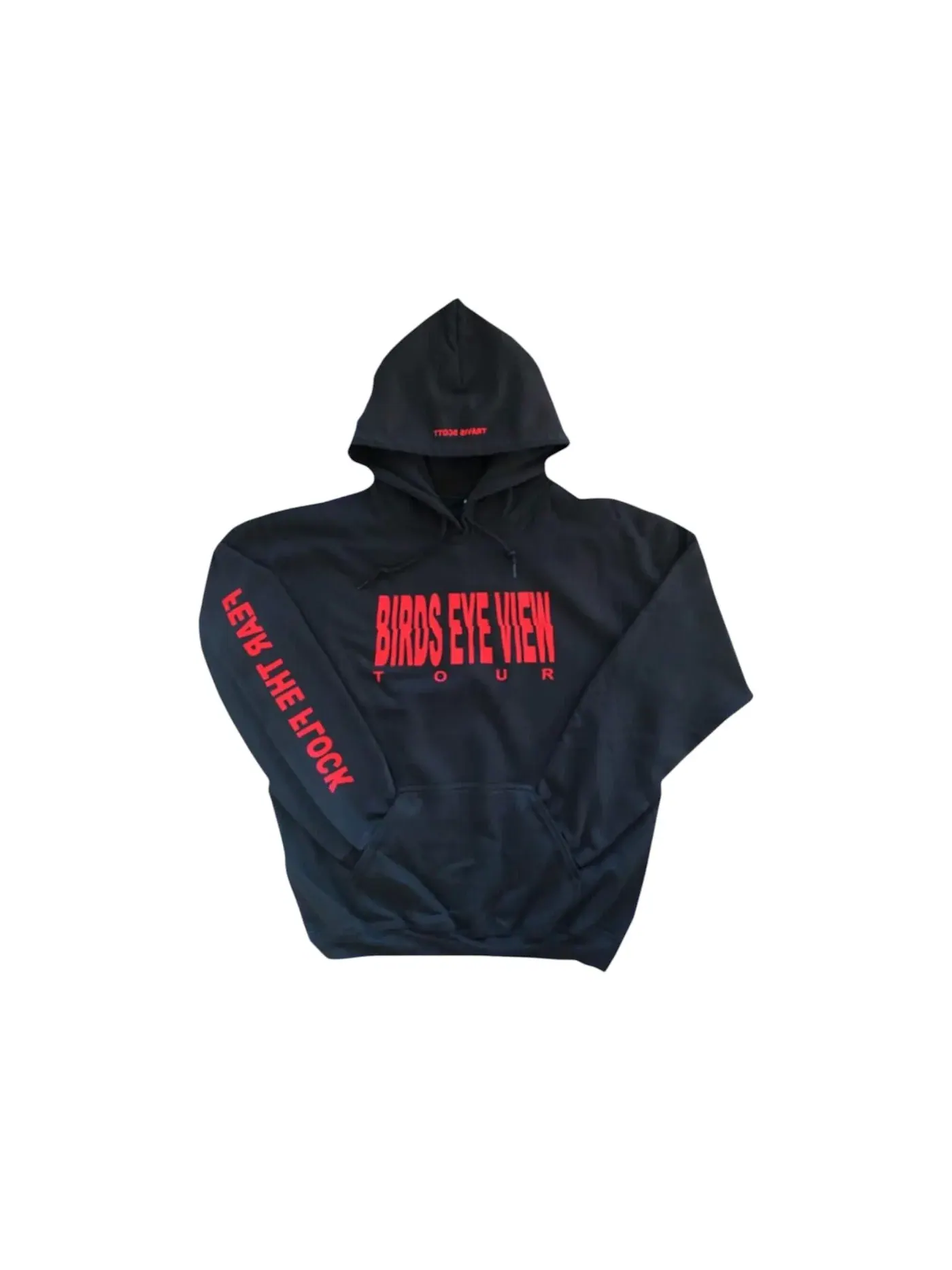 Мужской худи с принтом Travis Scott Fear the Flock — изображение 1 из 1, черный