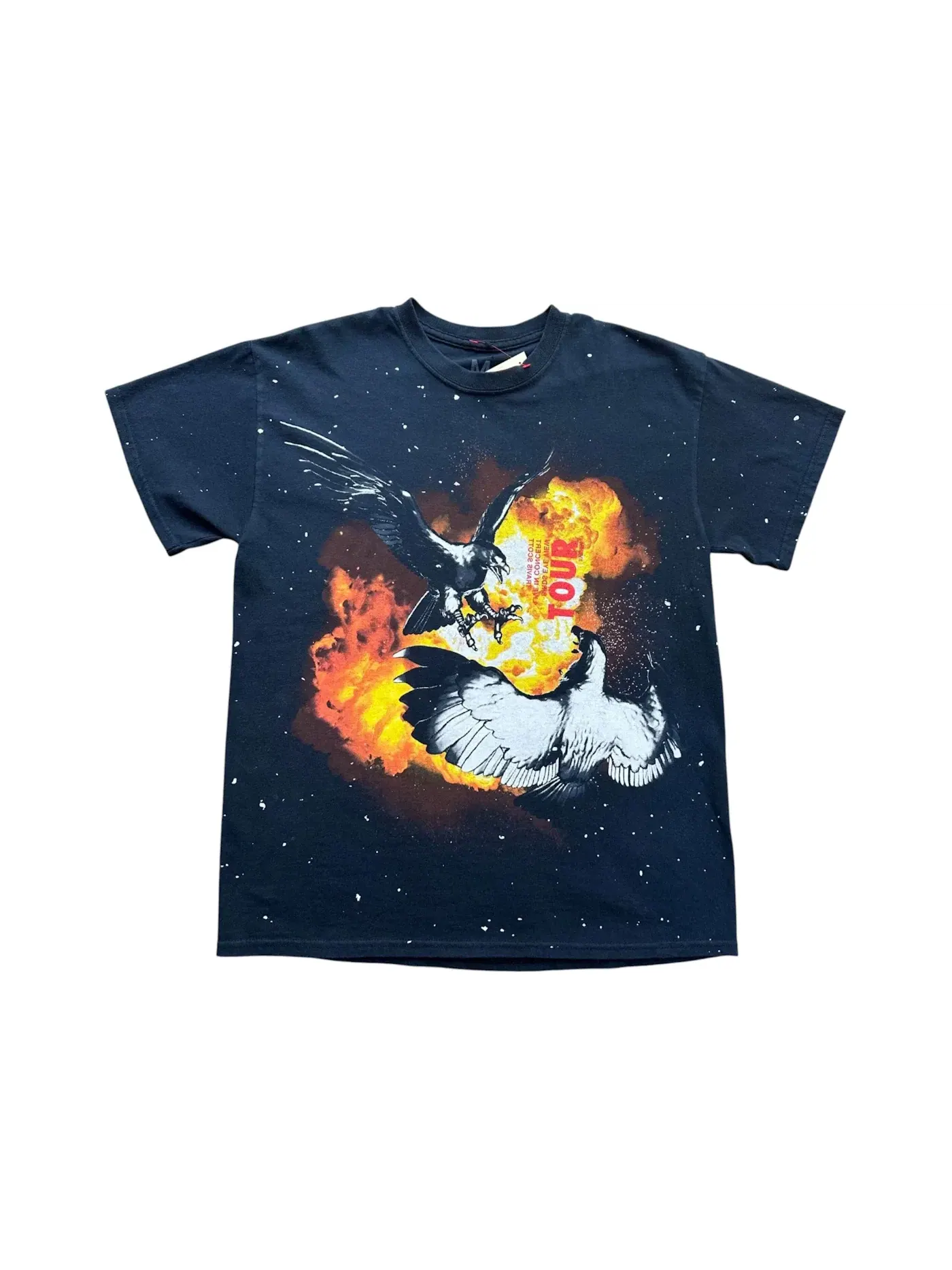 Мужская футболка с принтом Travis Scott Tee — изображение 1 из 1, черный