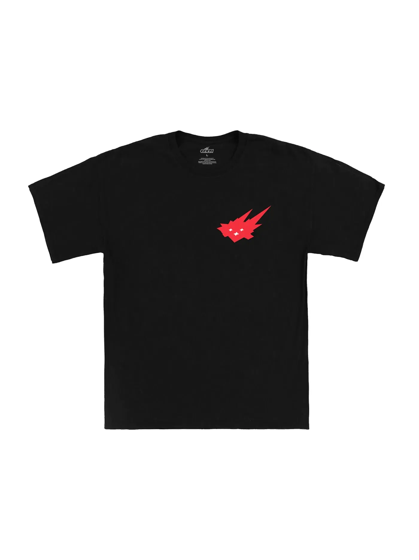 Мужская футболка с принтом Travis Scott Down To Earth Tee 1 Tee — изображение 2 из 2, черный