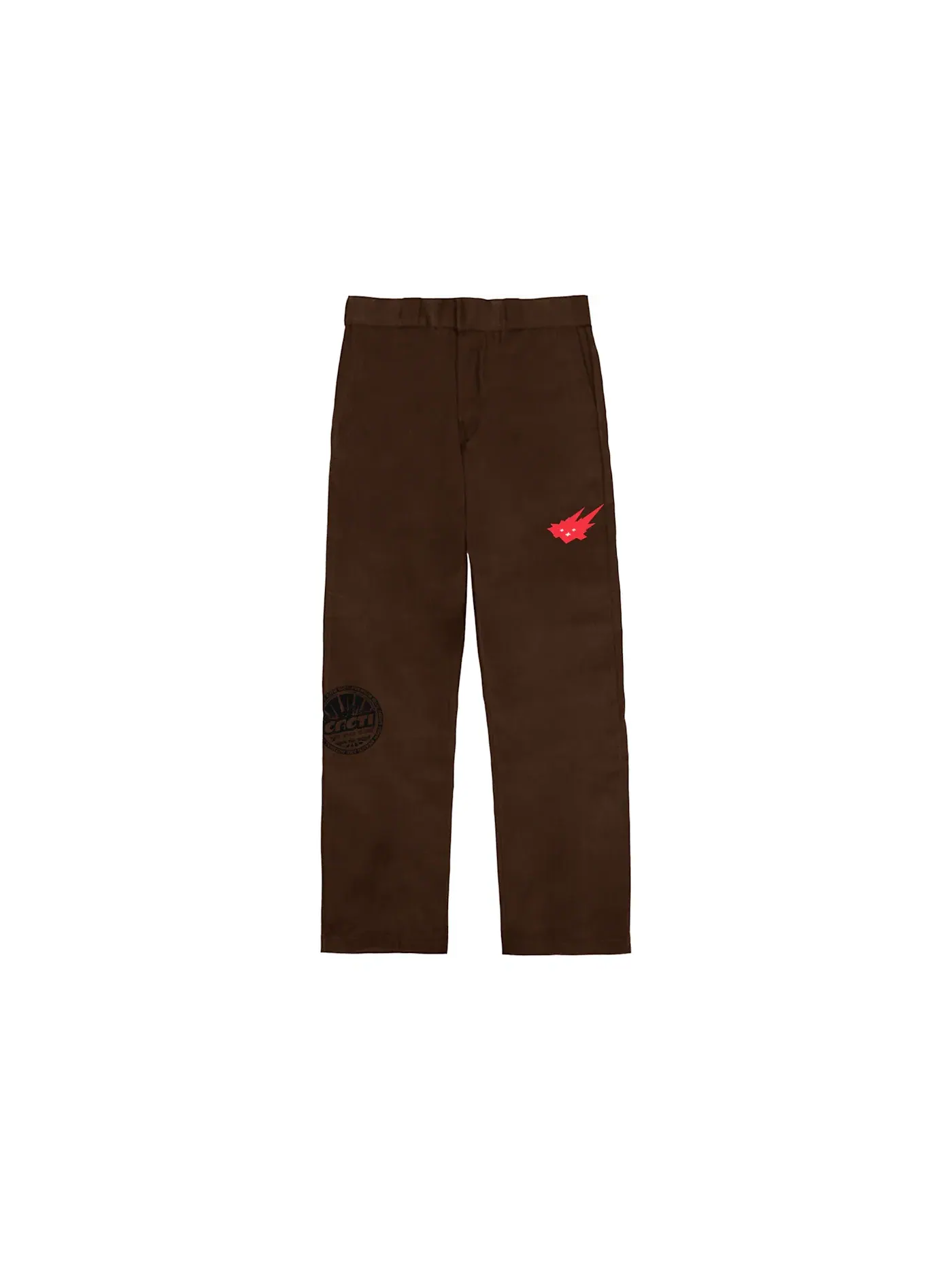 Мужские брюки с принтом Travis Scott Pants — изображение 1 из 2, коричневый
