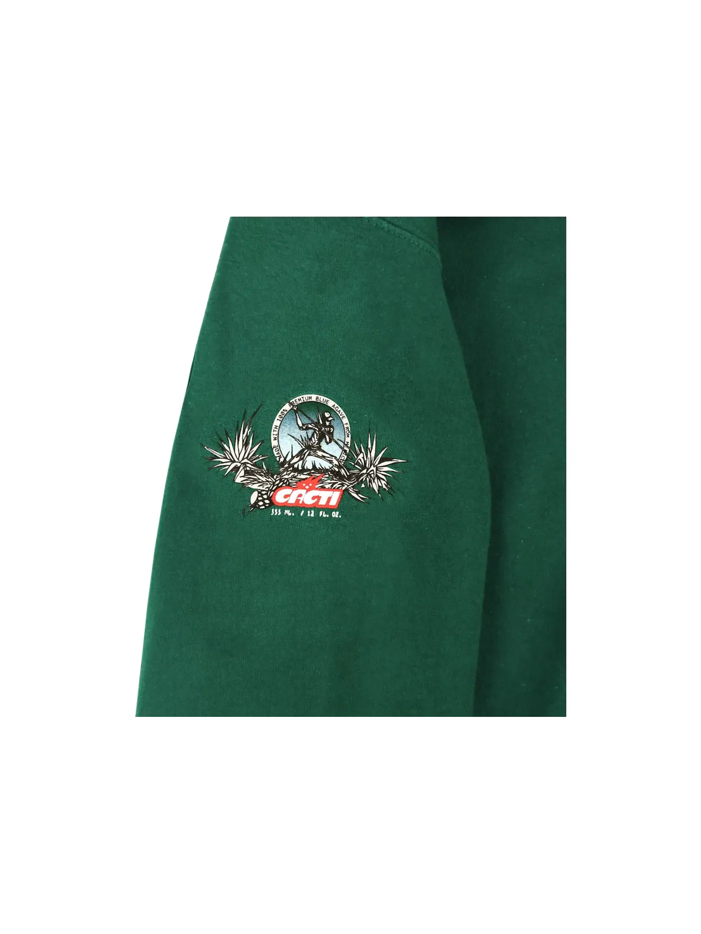 Мужской свитшот с принтом Cacti Icon Heritage Crewneck Travis Scott — изображение 2 из 2, зеленый