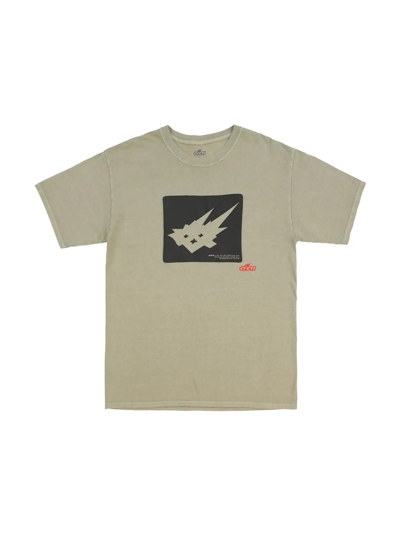 Мужская футболка с принтом Travis Scott Cacti Spike Tee — изображение 2 из 2, оливковый