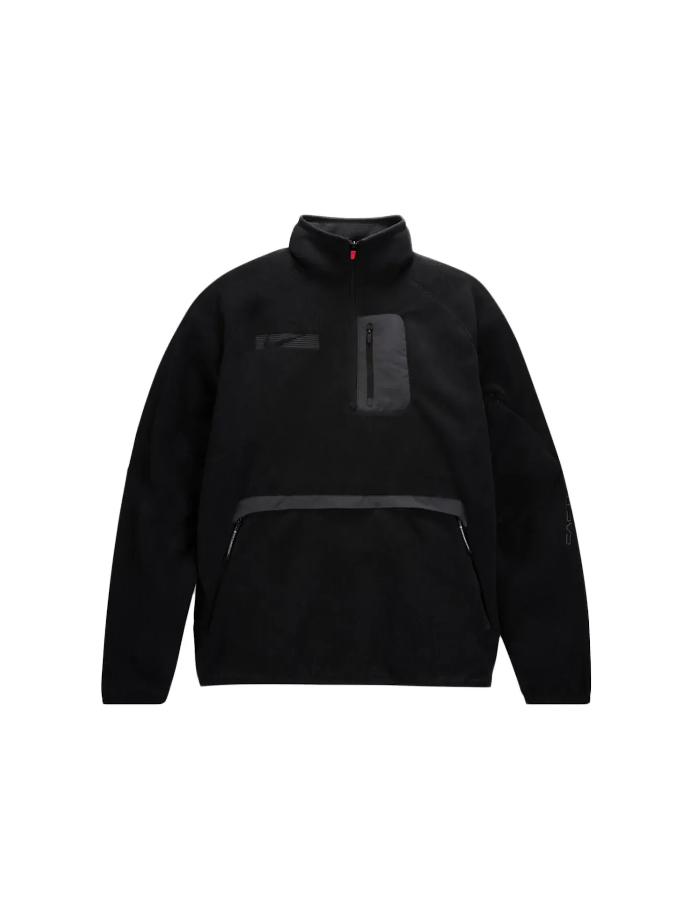 Мужская куртка с четверть-застежкой-молнией Quarter Zip Jacket Travis Scott — изображение 1 из 3, черный