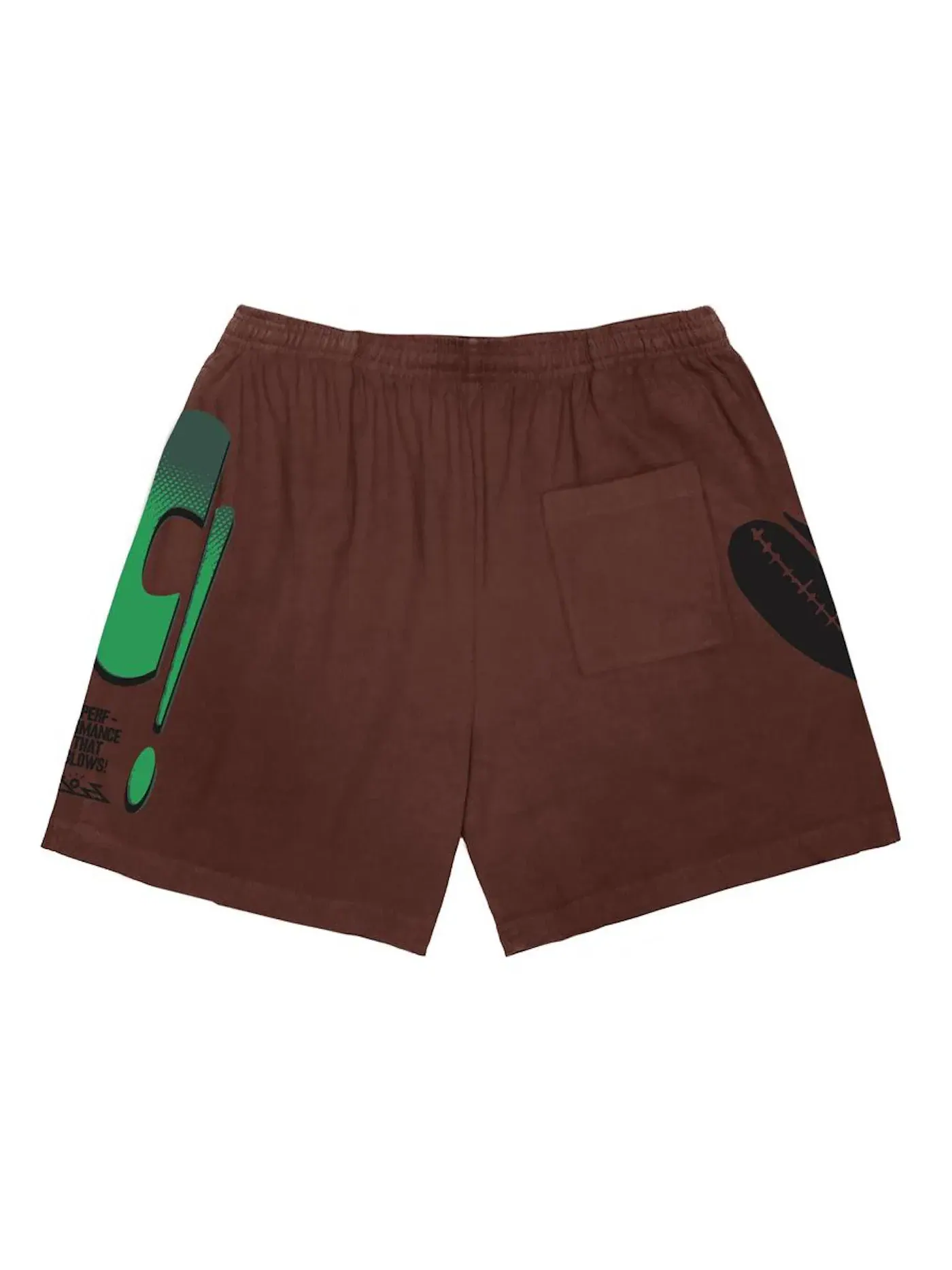 Мужские шорты с принтом Travis Scott Cactus Jack CJ CC Shorts — изображение 2 из 2, коричневый
